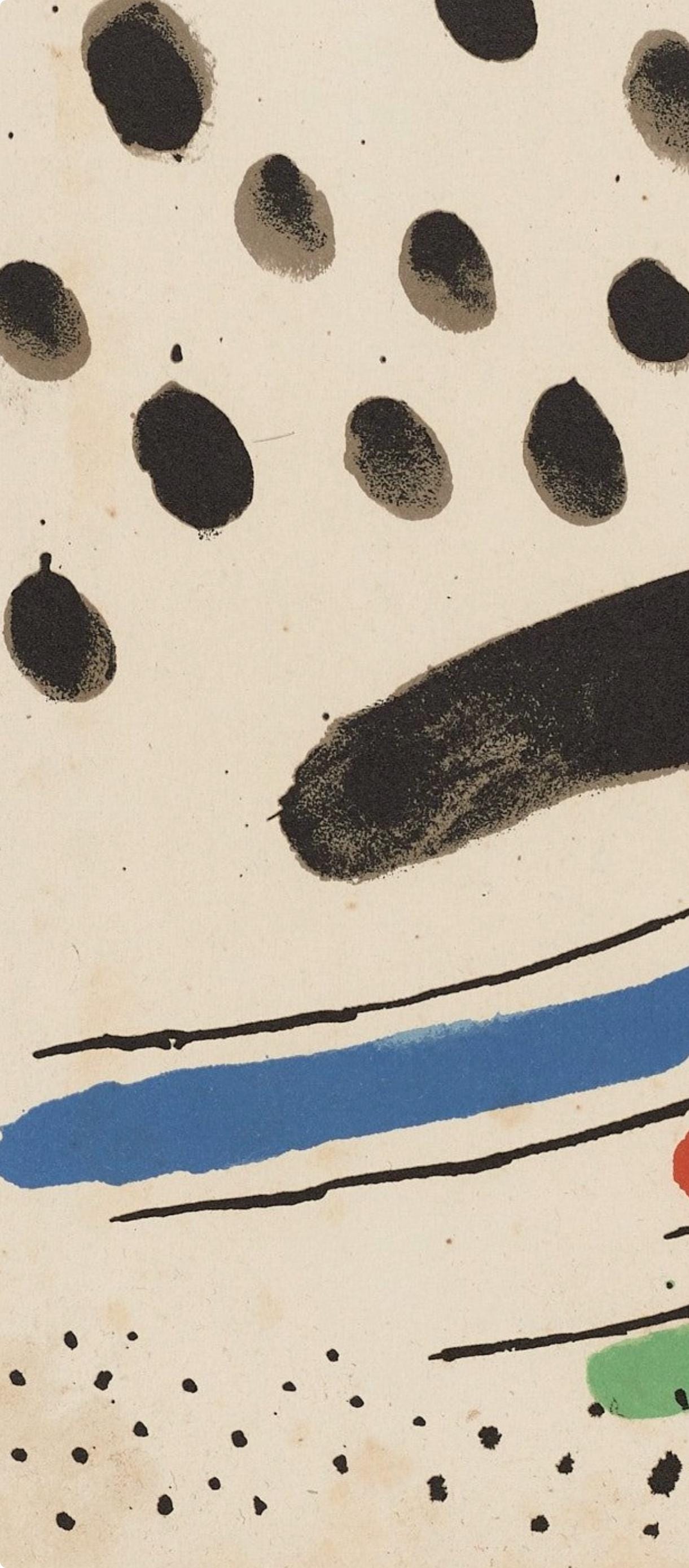 Joan Miró, Composition (Mourlot 872-881; Cramer 164), El tapís de Tarragona, Limited Edition Lithograph