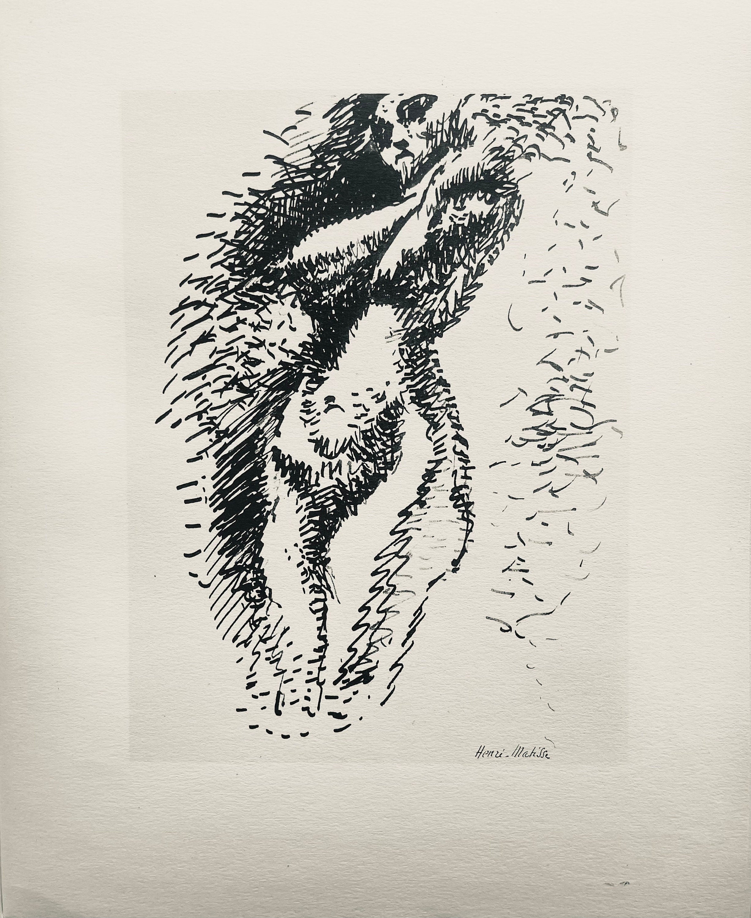 Henri Matisse, Composition (Dutel 3), Dessins de Henri-Matisse, Limited Edition Lithograph