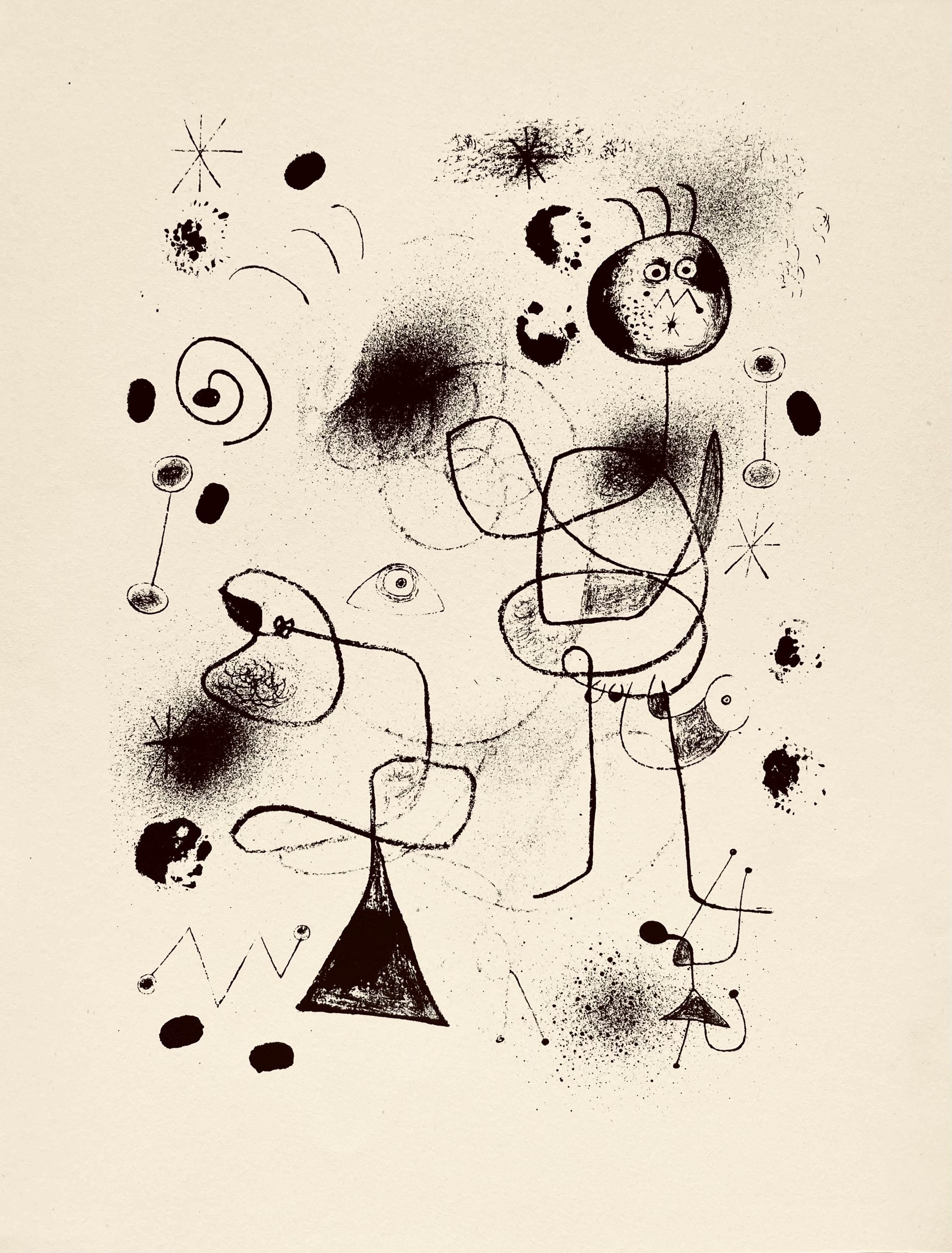 Joan Miró, Composition, The Prints of Joan Miro, Limited Edition Etching