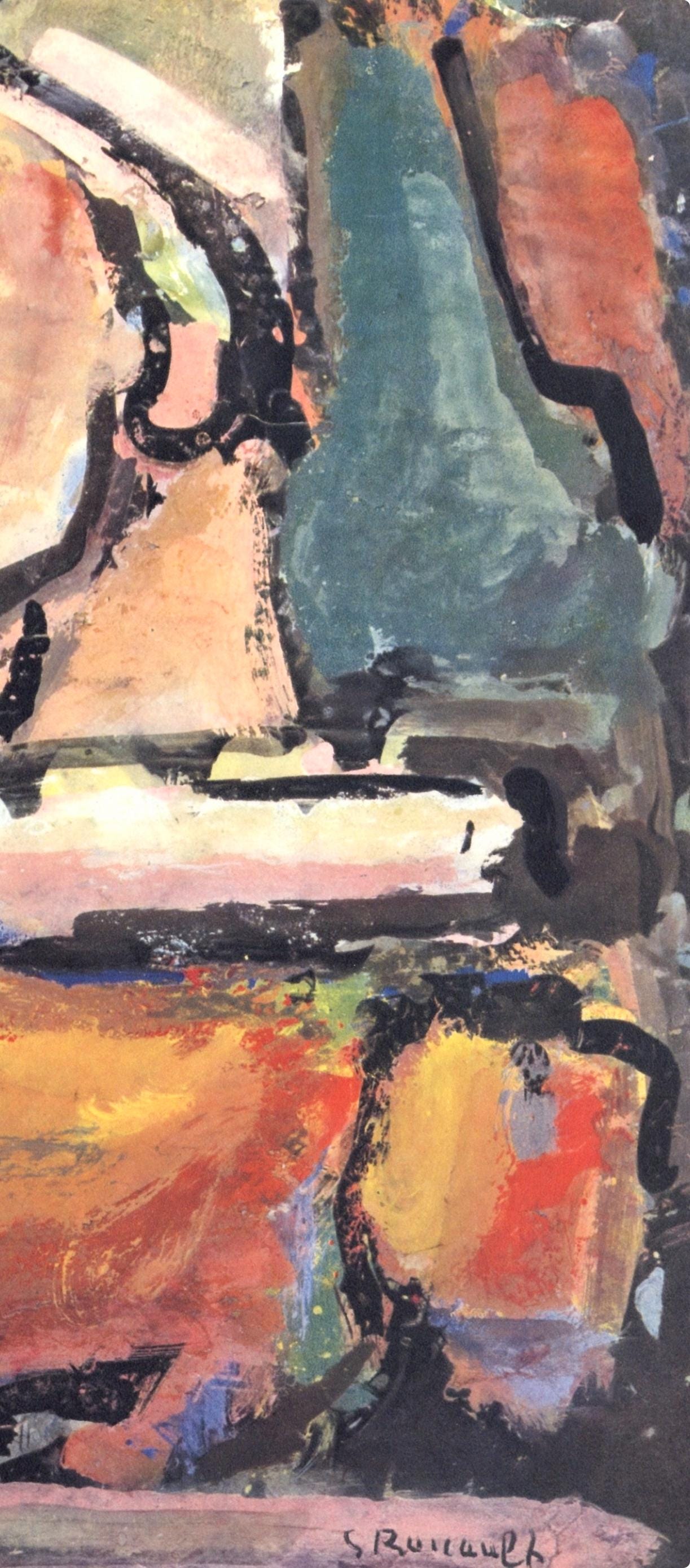 Georges Rouault, Composition, Divertissement, Limited Edition Lithograph