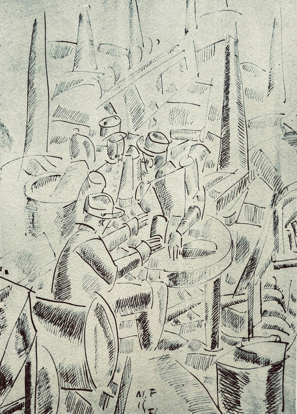 Fernand Léger, Soldats Dans Un Abri, Fernand Léger, Dessins de Guerre, Limited Edition Lithograph