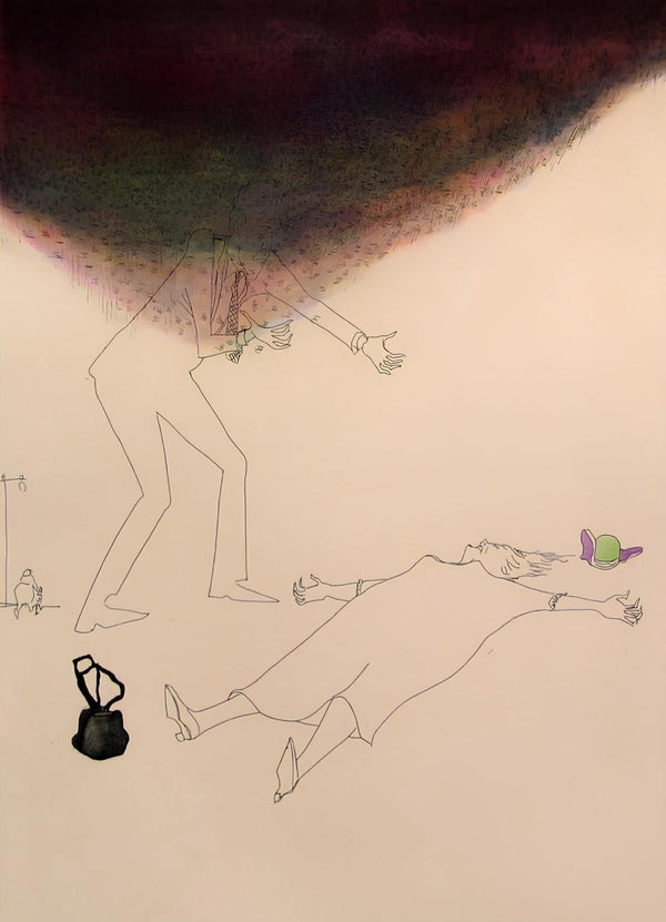 Benny Andrews, Composition, Everything That Rises Must Converge, Limited Edition Etching