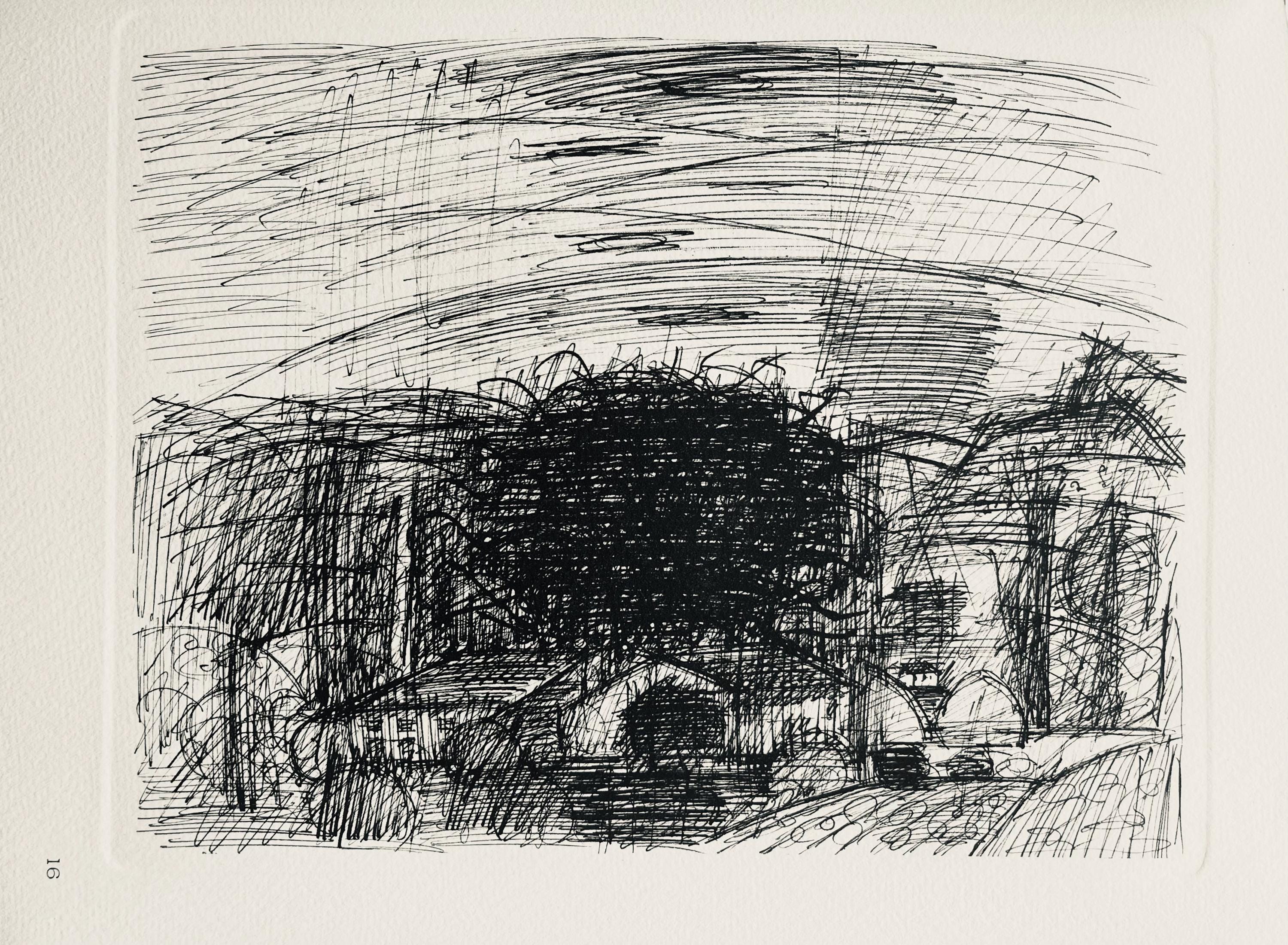 Marcel Gromaire, Composition, Gromaire, Limited Edition Lithograph
