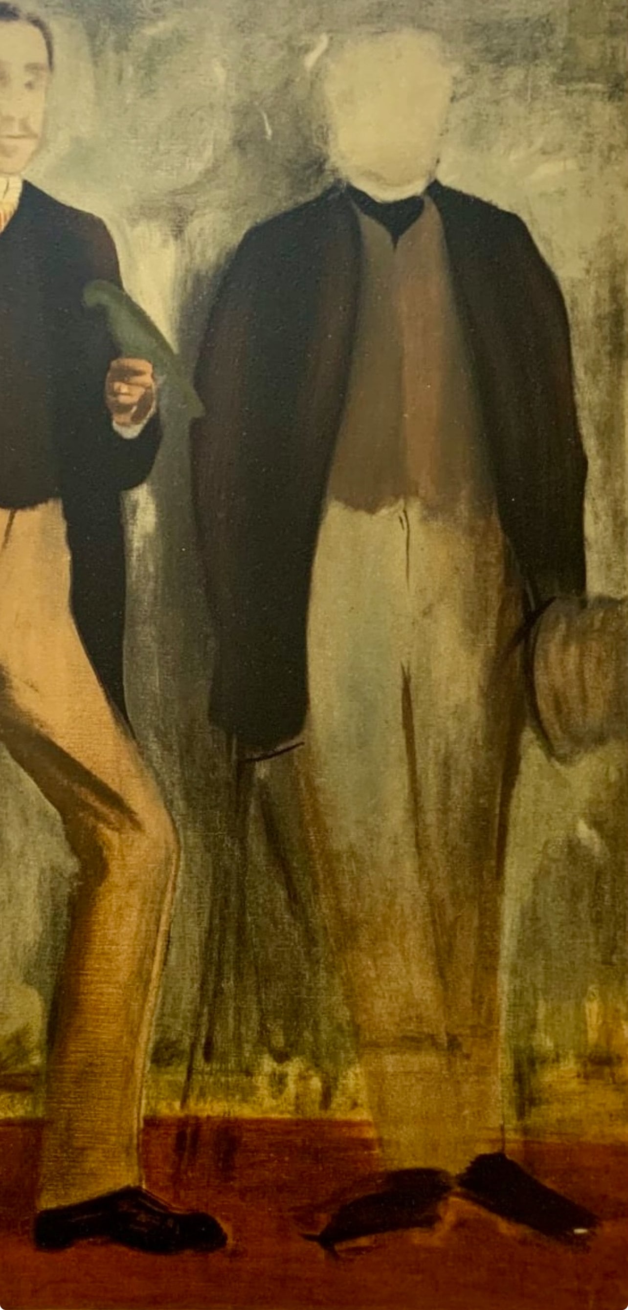 Edgar Degas, Deux hommes en pied, Les Réalistes Lyriques, Collection Pierre Lévy, Limited Edition Lithograph