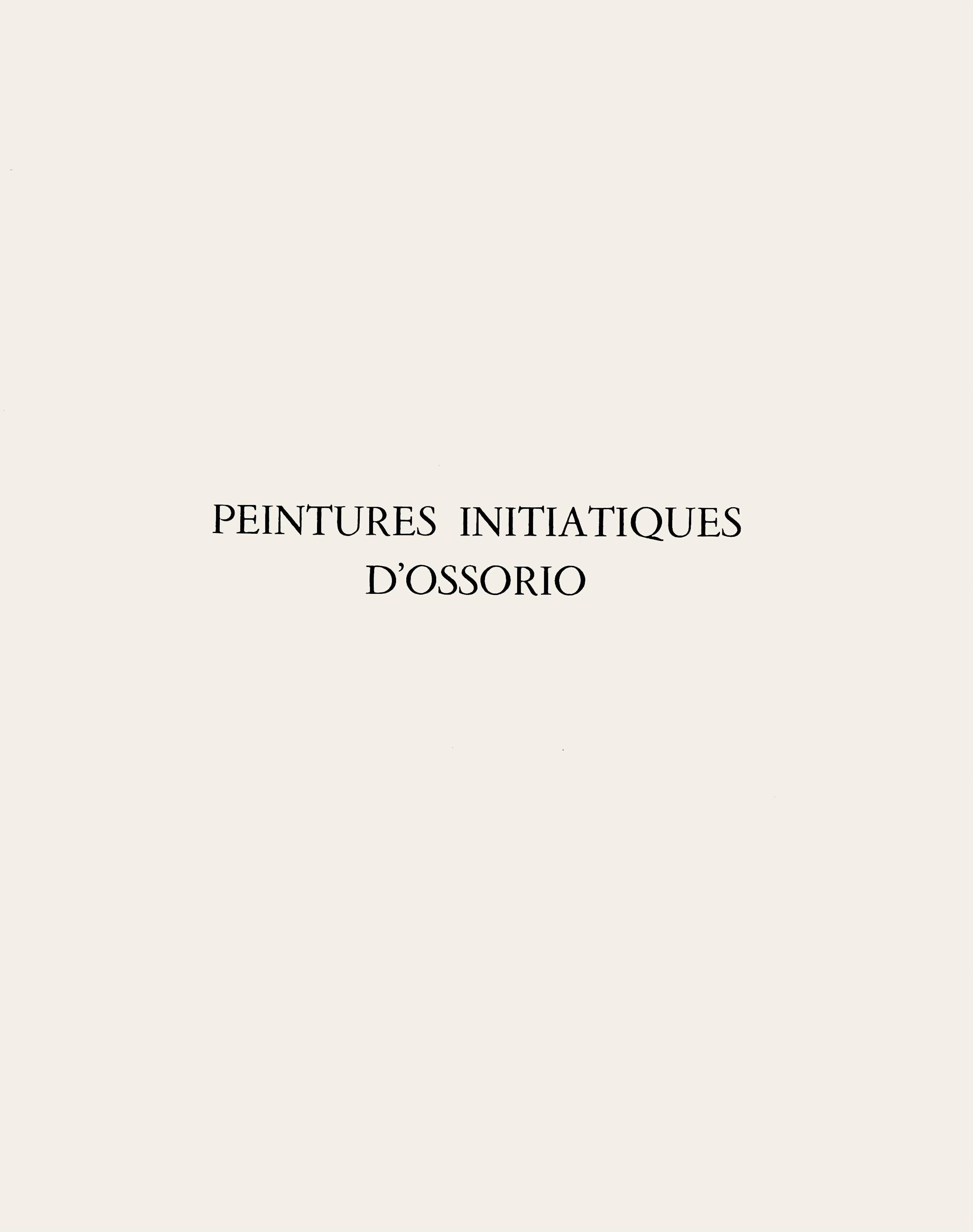 Alfonso Ossorio, Composition, Peintures initiatiques d'Alfonso Ossorio, Limited Edition Lithograph