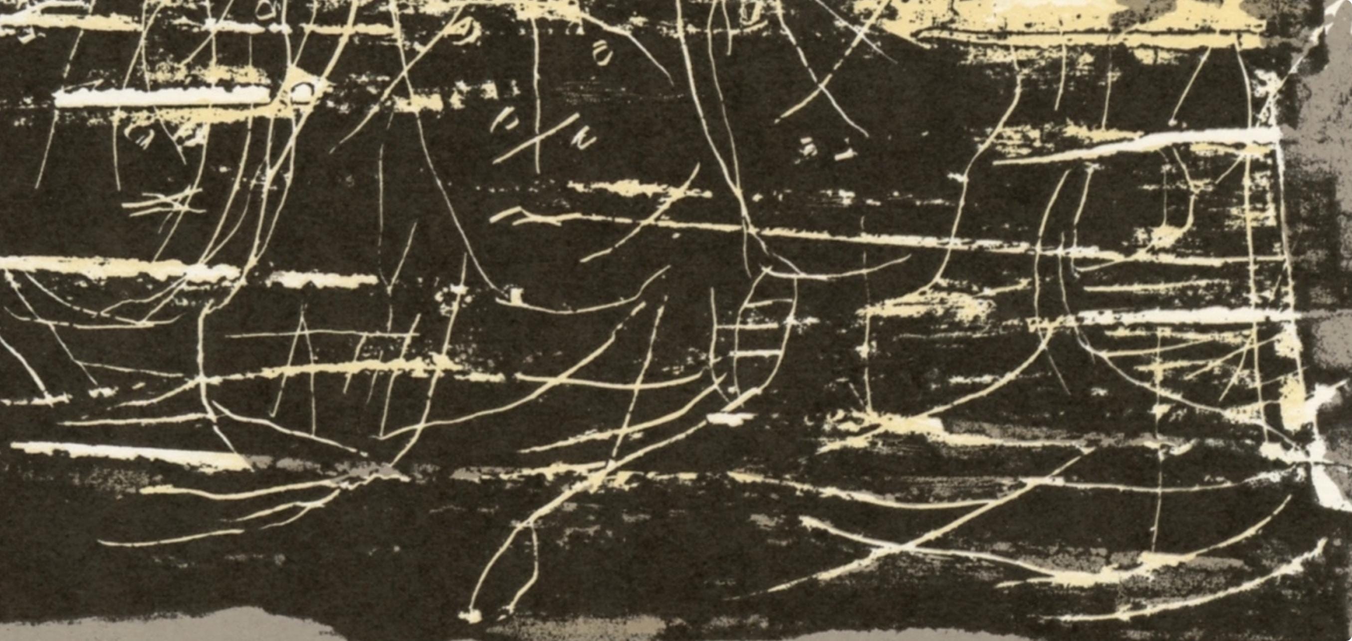 Henry Moore, Composition, Ediciones Polígrafa, Redfern Gallery, Limited Edition Lithograph