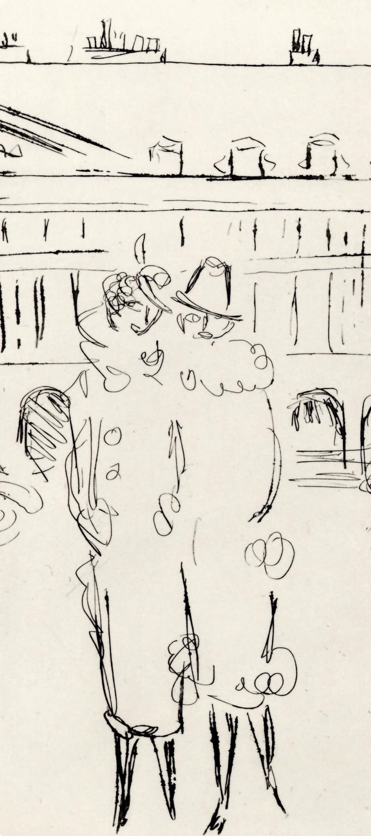 Kees van Dongen, Place Vendôme, A La gloire à Paris, Limited Edition Etching
