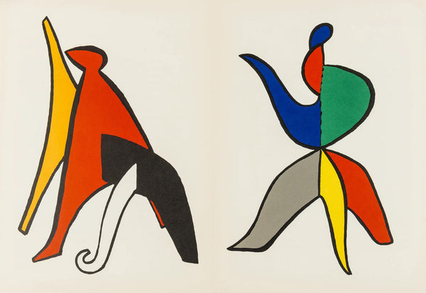 Alexander Calder, Composition, Derrière le miroir, Limited Edition Lithograph