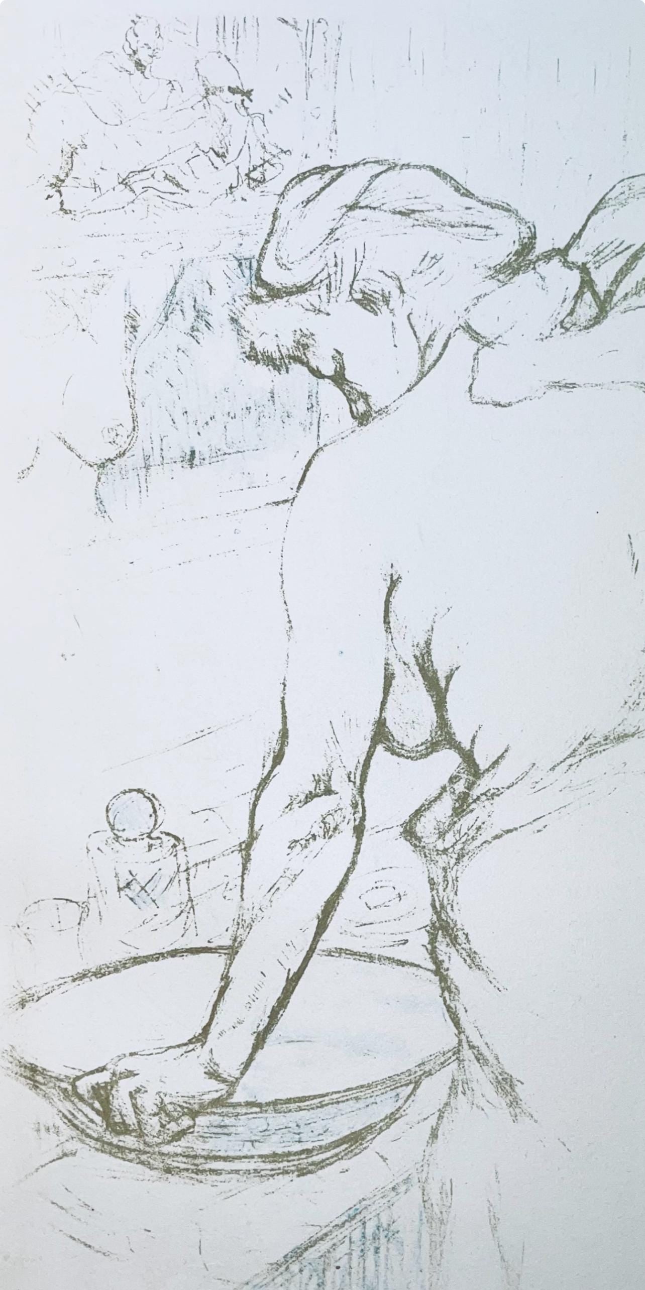 Henri de Toulouse-Lautrec, Composition, Images de Lautrec, 21 Planches en Couleurs, Collezione dell'Obelisco, Limited Edition Lithograph