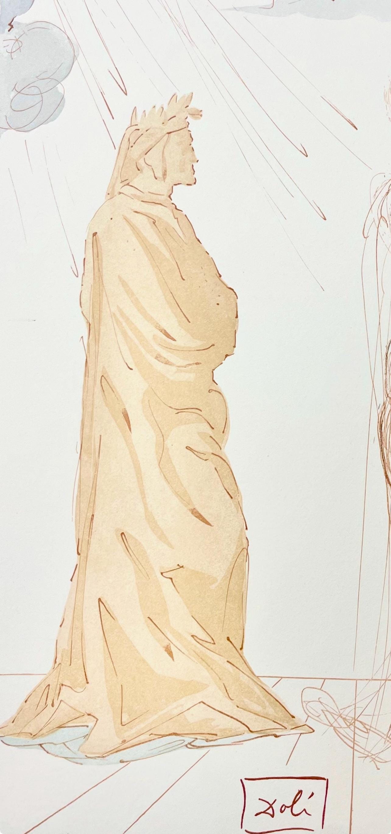 Salvador Dali, Hölle II (Field 189-200; Michler/Löpsinger 1039-1138), Die Göttliche Komödie, Signed, Limited Edition Woodcut