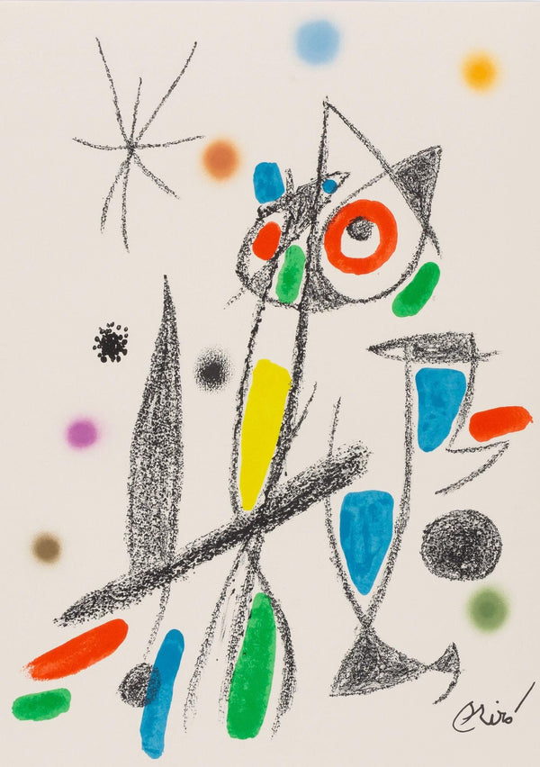 Joan Miró, Composition (Mourlot, 1051-1072), Maravillas con Variaciones acrósticas en el Jardín de Miró, Limited Edition Lithograph