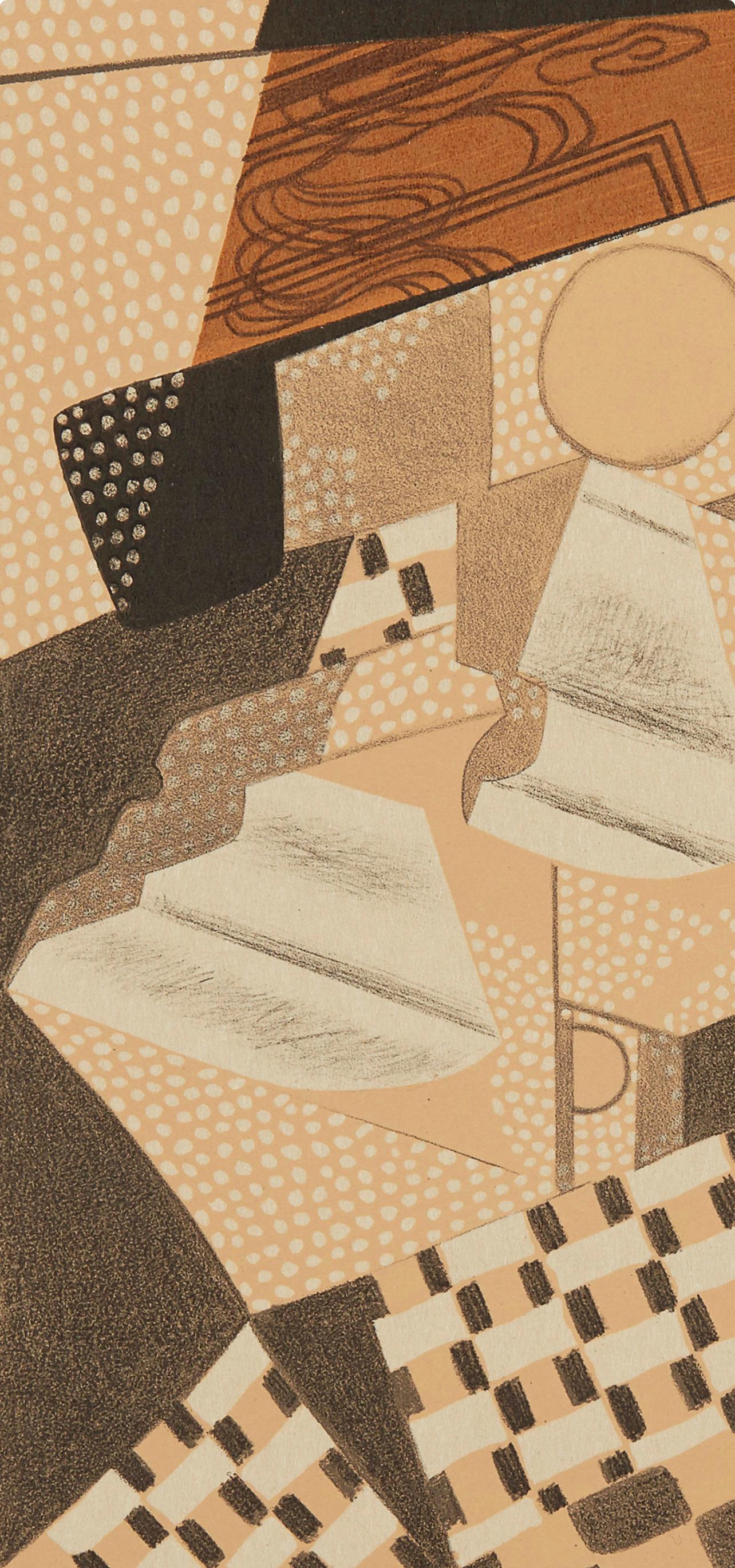 Juan Gris, Loupière (Kahnweiler 1969), Au Soleil du Plafond, Limited Edition Lithograph
