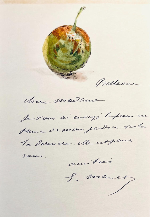 Édouard Manet, Composition, Édouard Manet, Letters with Aquarelles, Limited Edition Lithograph