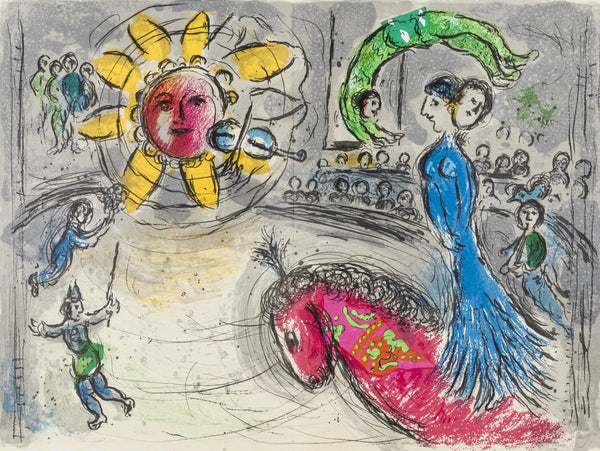 Marc Chagall, Composition (Cramer 110; Mourlot 945), Derrière le miroir, Limited Edition Lithograph