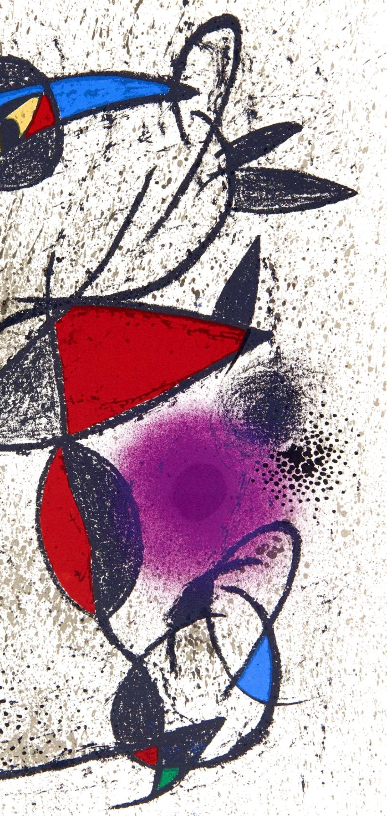 Joan Miró, Faillie du calcaire, Souvenirs et portraits d'artistes, Limited Edition Lithograph
