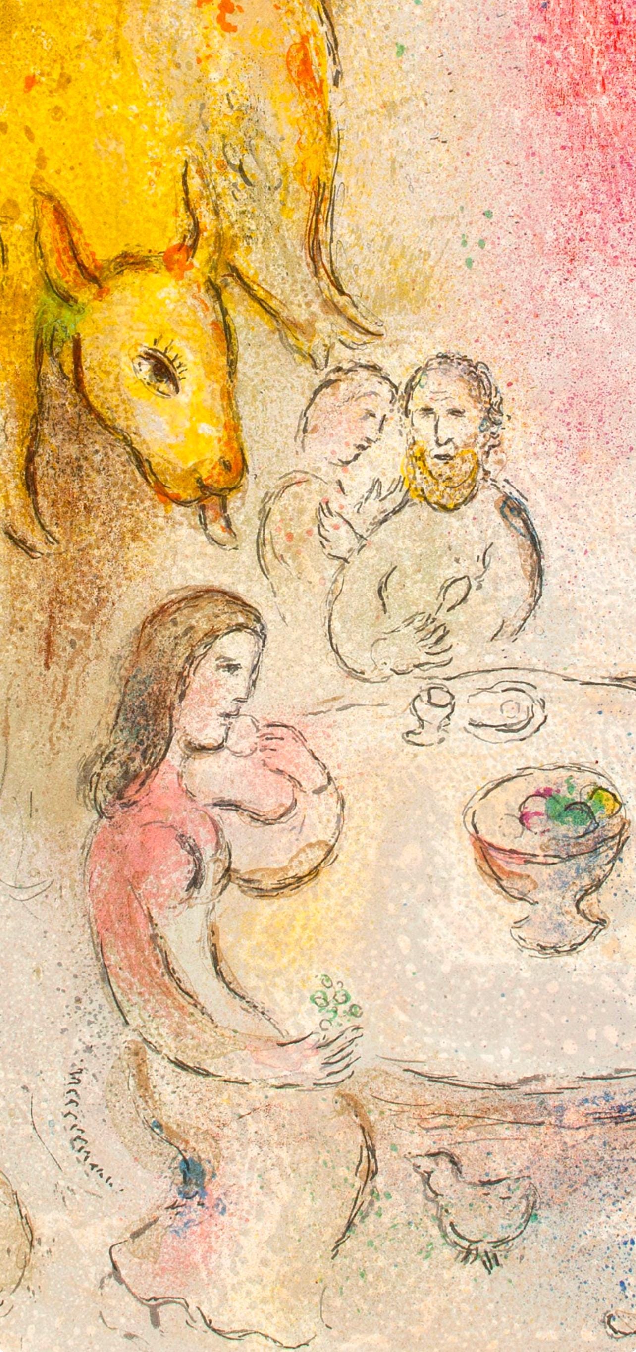 Marc Chagall, Banquet de Pan, Daphnis et Chloé, Limited Edition Héliogravure