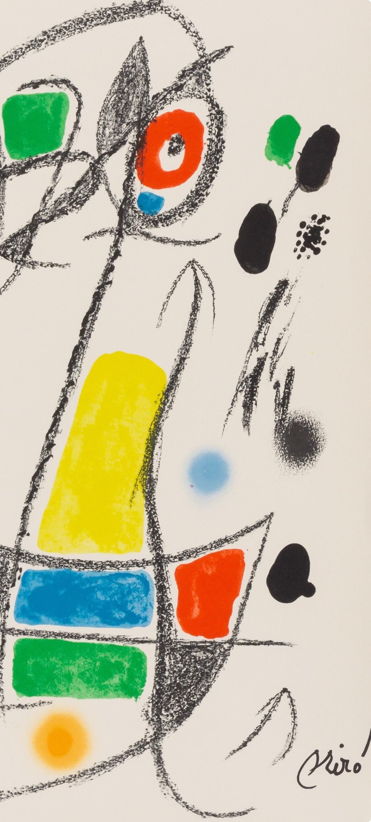 Joan Miró, Composition (Mourlot, 1051-1072), Maravillas con Variaciones acrósticas en el Jardín de Miró, Limited Edition Lithograph