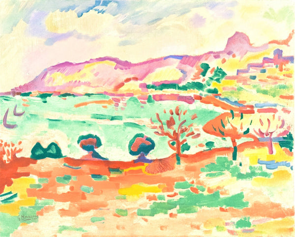 Georges Braque, Paysage a L'estaque, Fauves, Collection Pierre Lévy, Limited Edition Lithograph