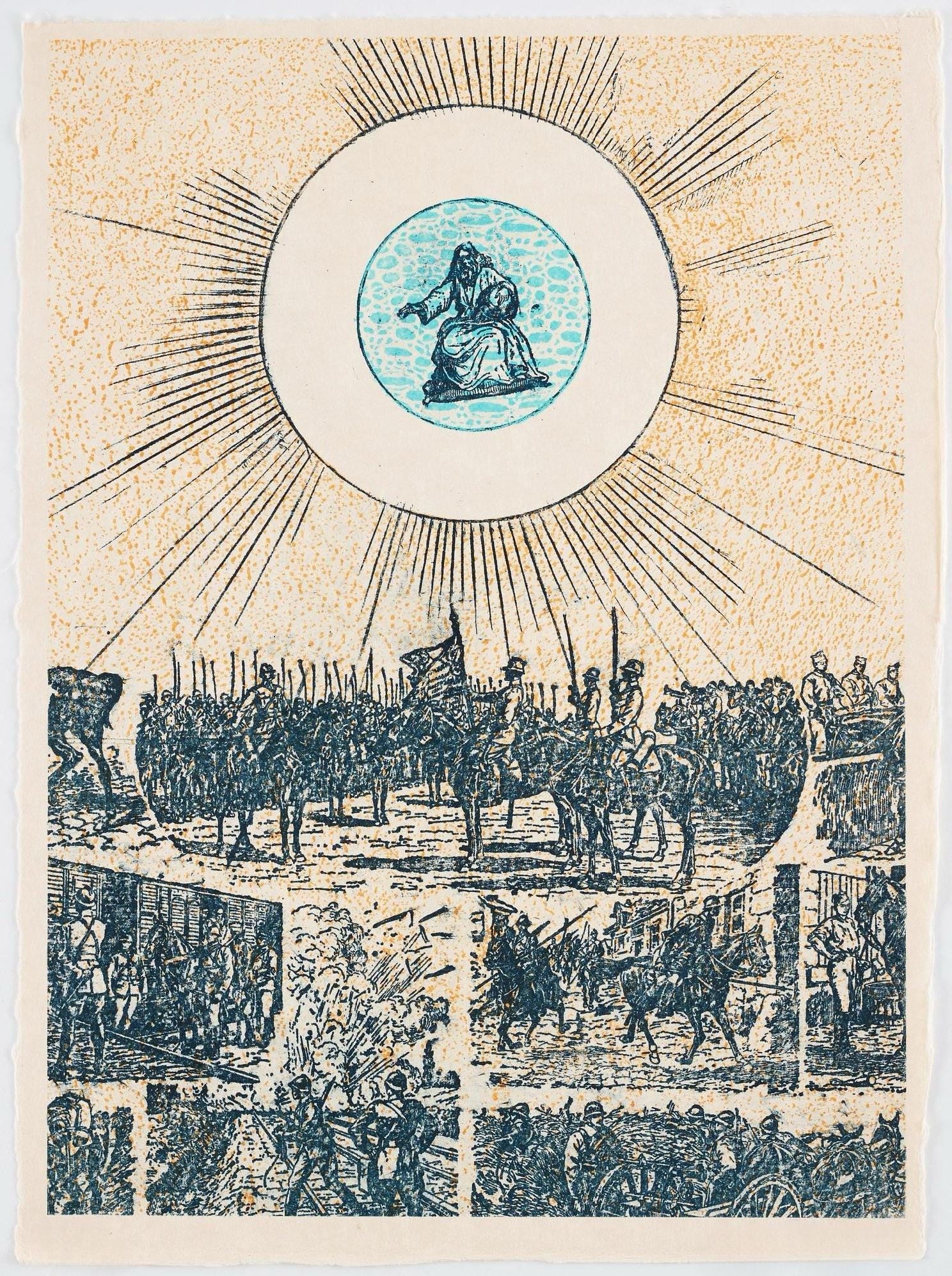 Max Ernst, Composition (Spies/Leppien 218), La Ballade du Soldat, Limited Edition Lithograph