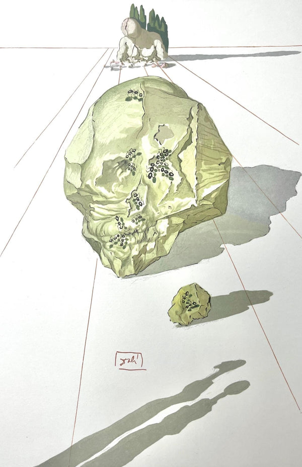 Salvador Dali, Hölle XXIII (Field 189-200; Michler/Löpsinger 1039-1138), Die Göttliche Komödie, Signed, Limited Edition Woodcut