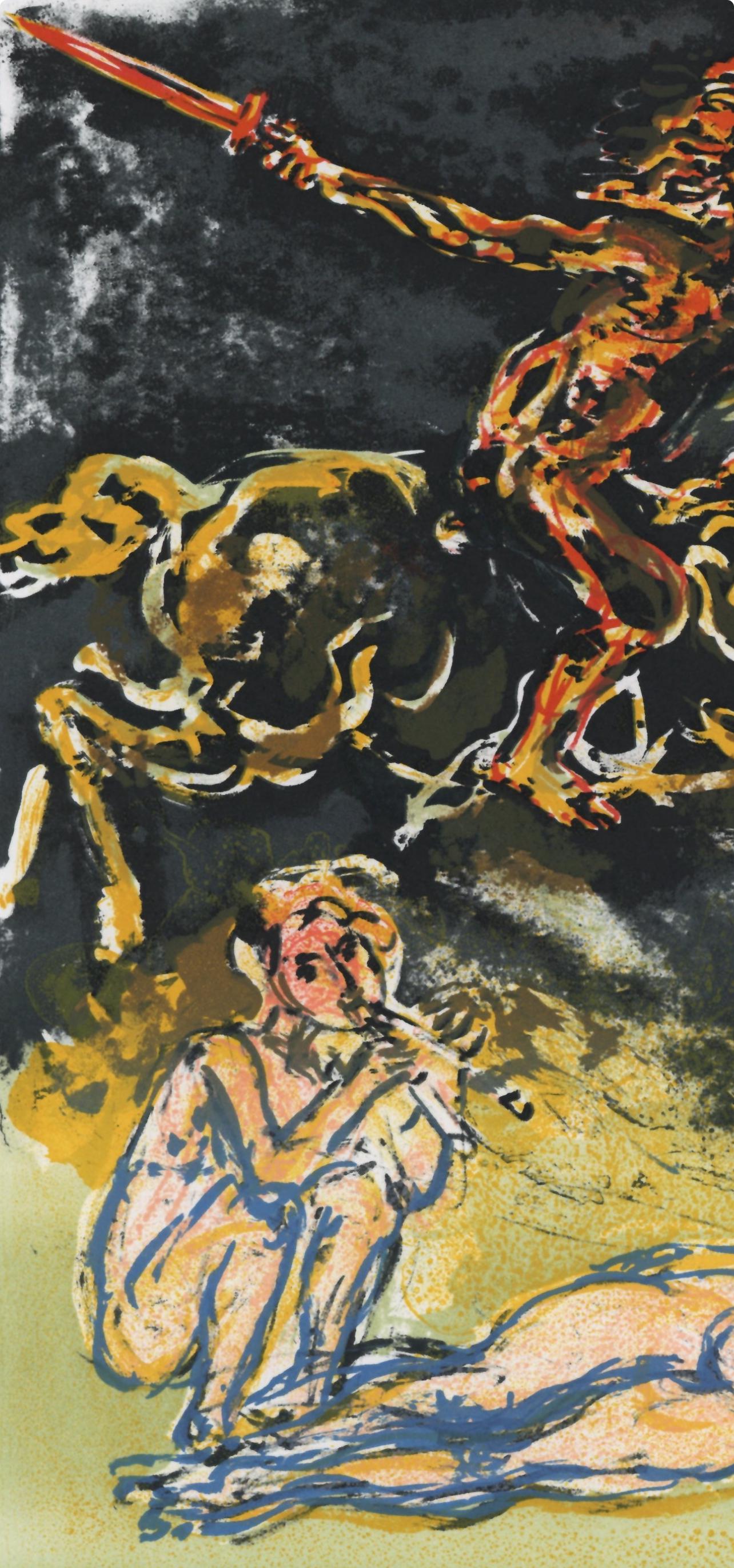 Walter Spitzer, Composition, L'Odyssée, Limited Edition Lithograph