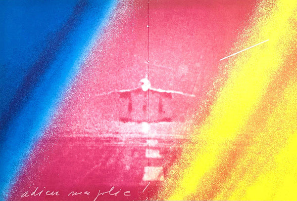 Jacques Monory, Composition, Hommage à Aimé et Marguerite Maeght, Derrière le miroir, Limited Edition Lithograph