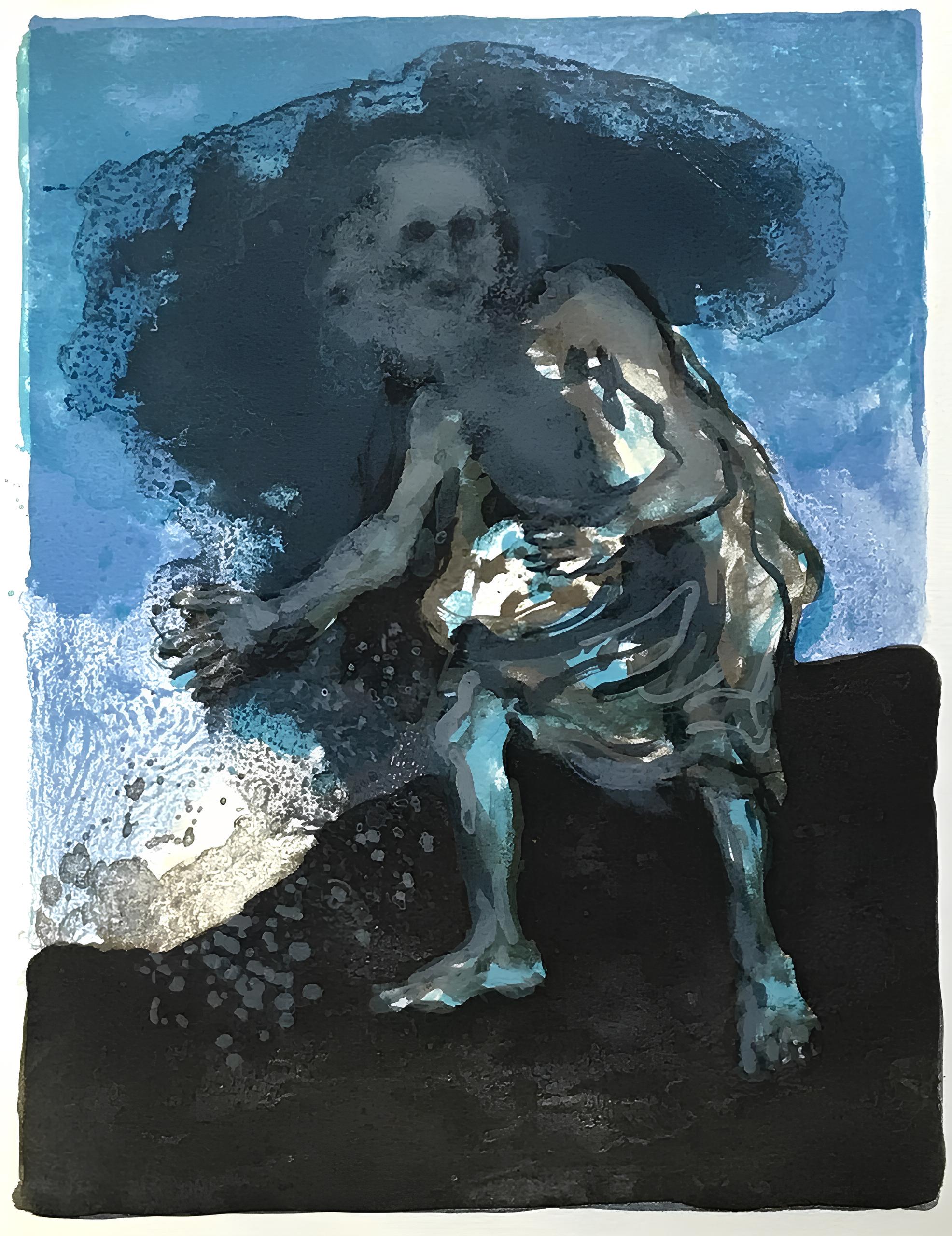 Walter Spitzer, Composition, L'Odyssée, Limited Edition Lithograph