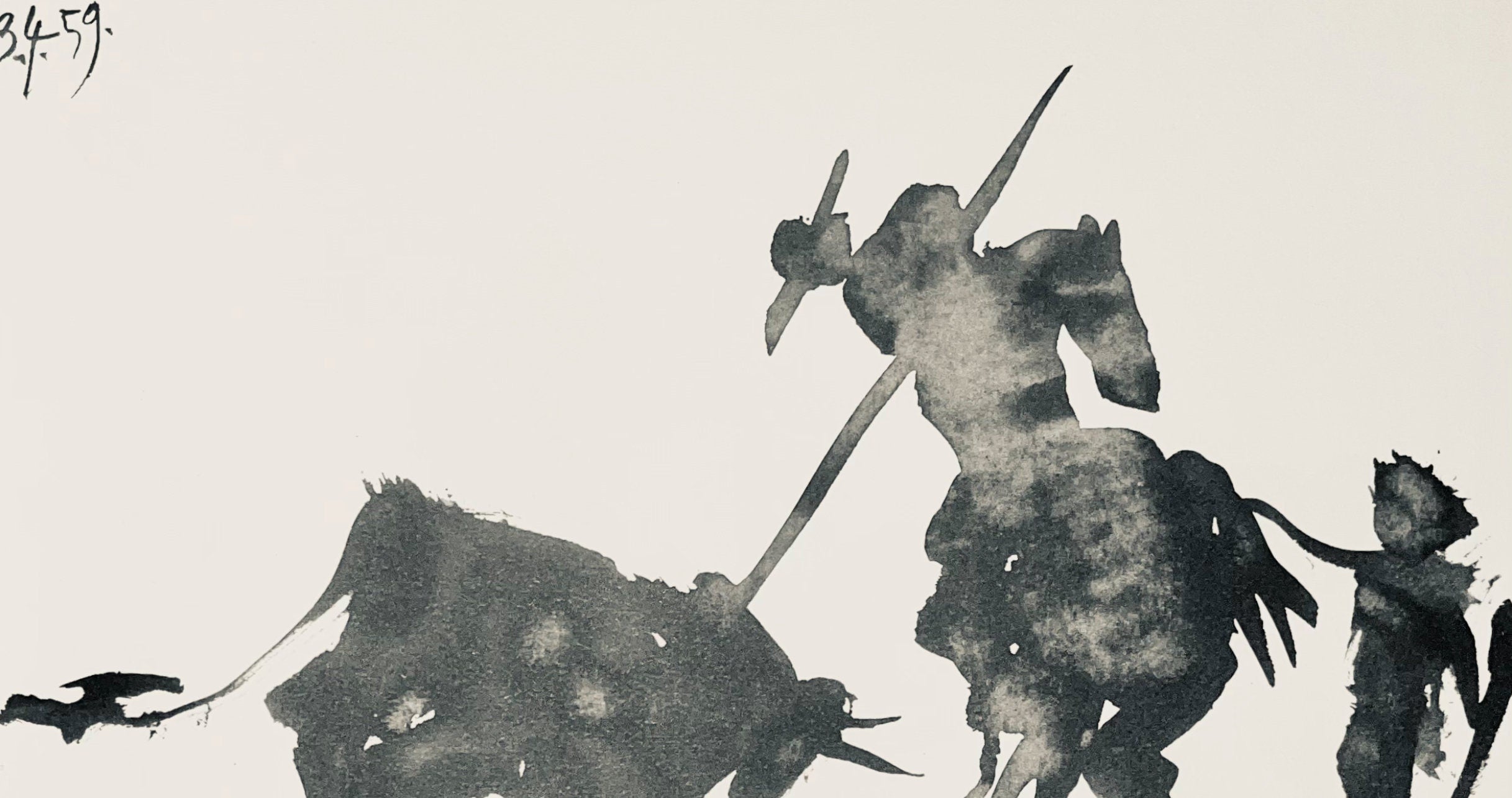 Pablo Picasso, Composition (Bloch 1276; Czwiklitzer 23), Toros y Toreros, Limited Edition Lithograph