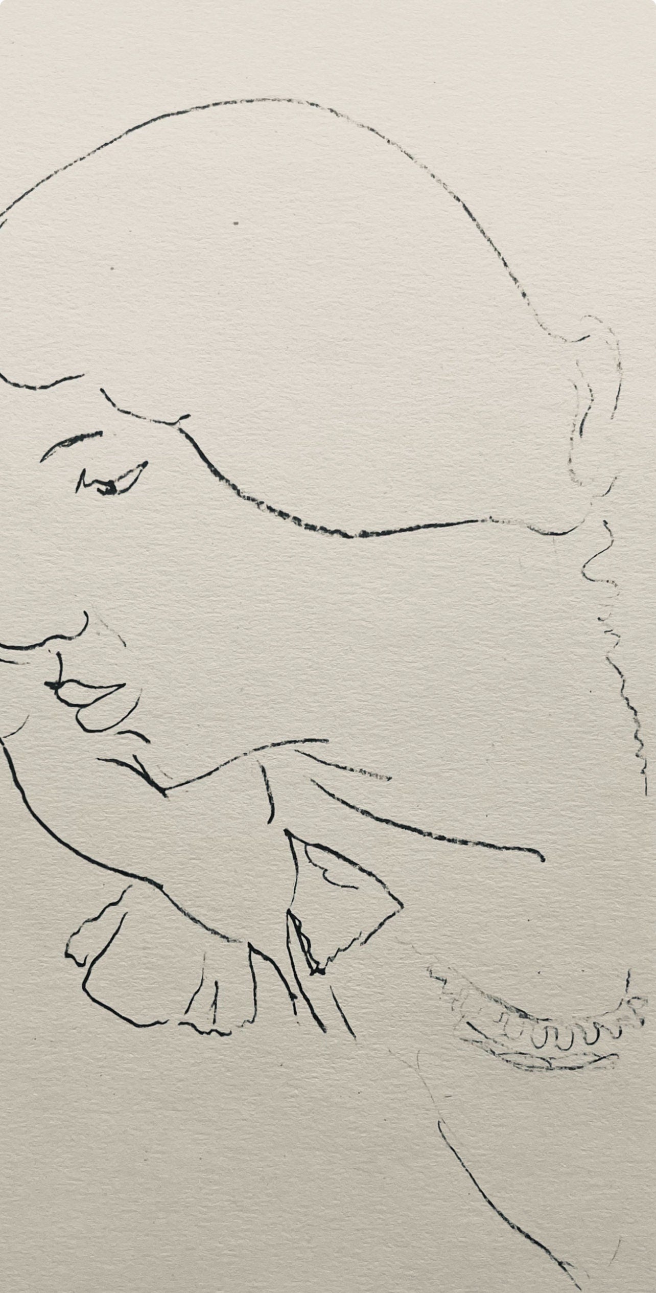 Henri Matisse, Composition (Dutel 3), Dessins de Henri-Matisse, Limited Edition Lithograph