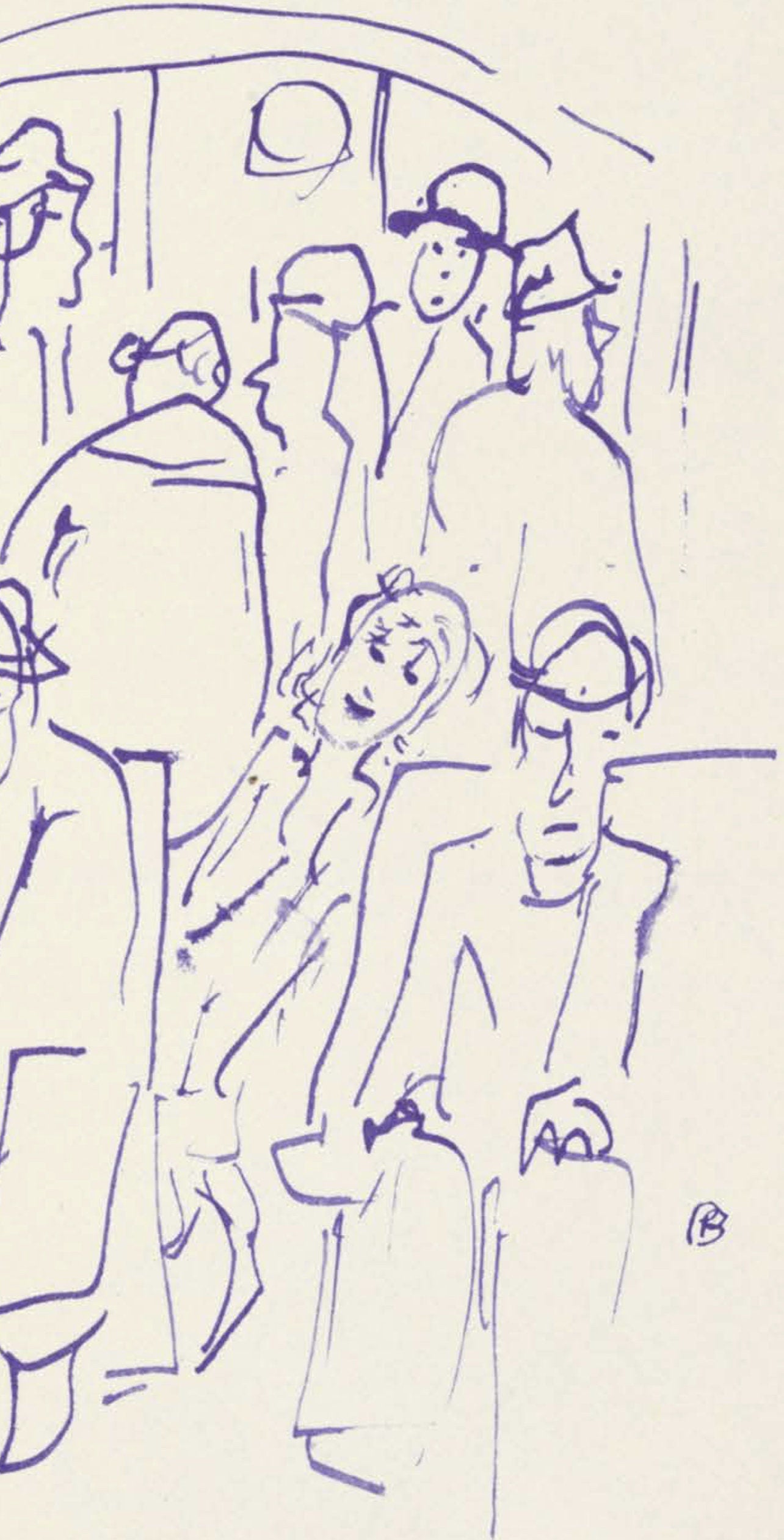 Pierre Bonnard, Composition (Terrasse 54), Pierre Bonnard Correspondences, Limited Edition Lithograph