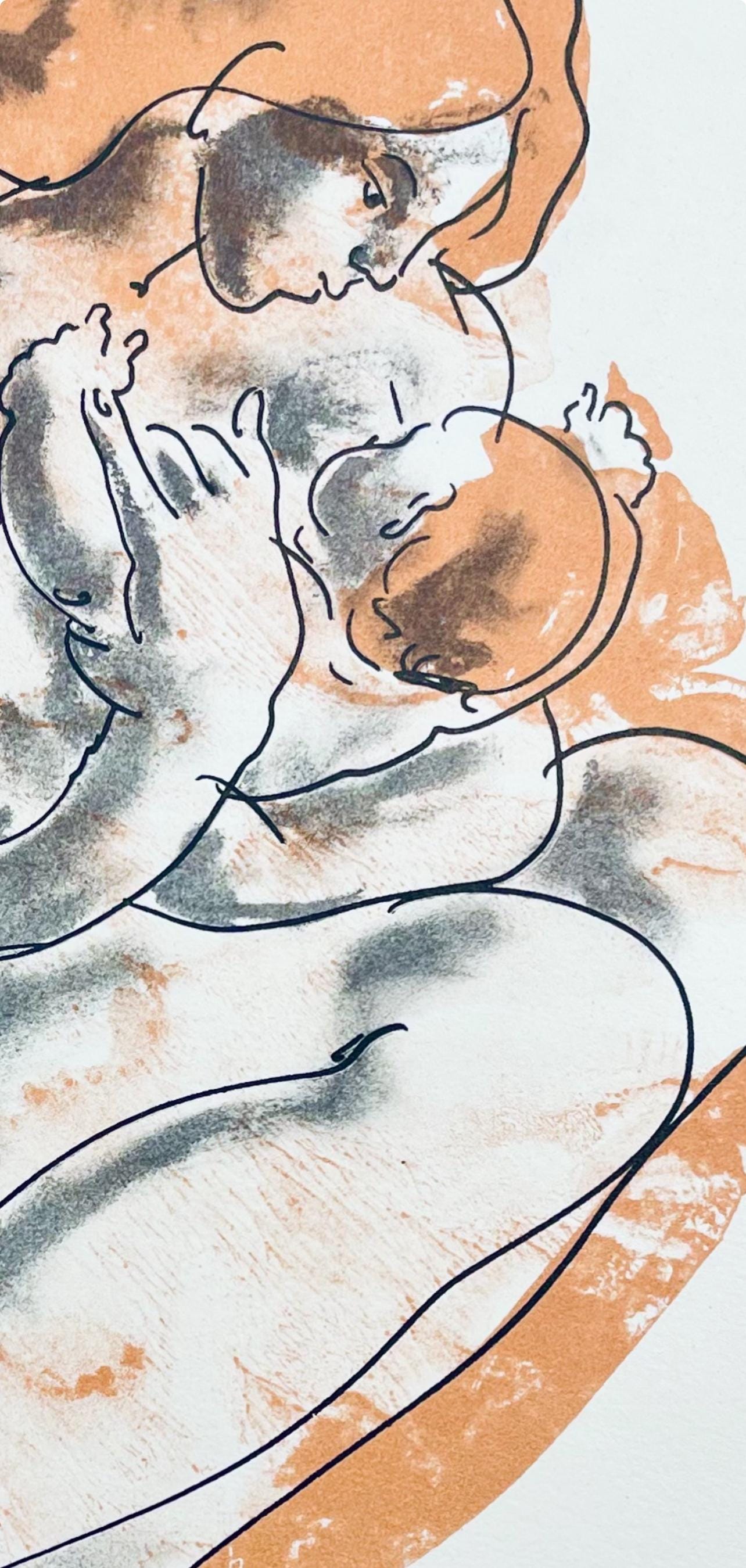 Hans Erni, Composition, Réflexions Simples Sur Le Corps, Limited Edition Lithograph