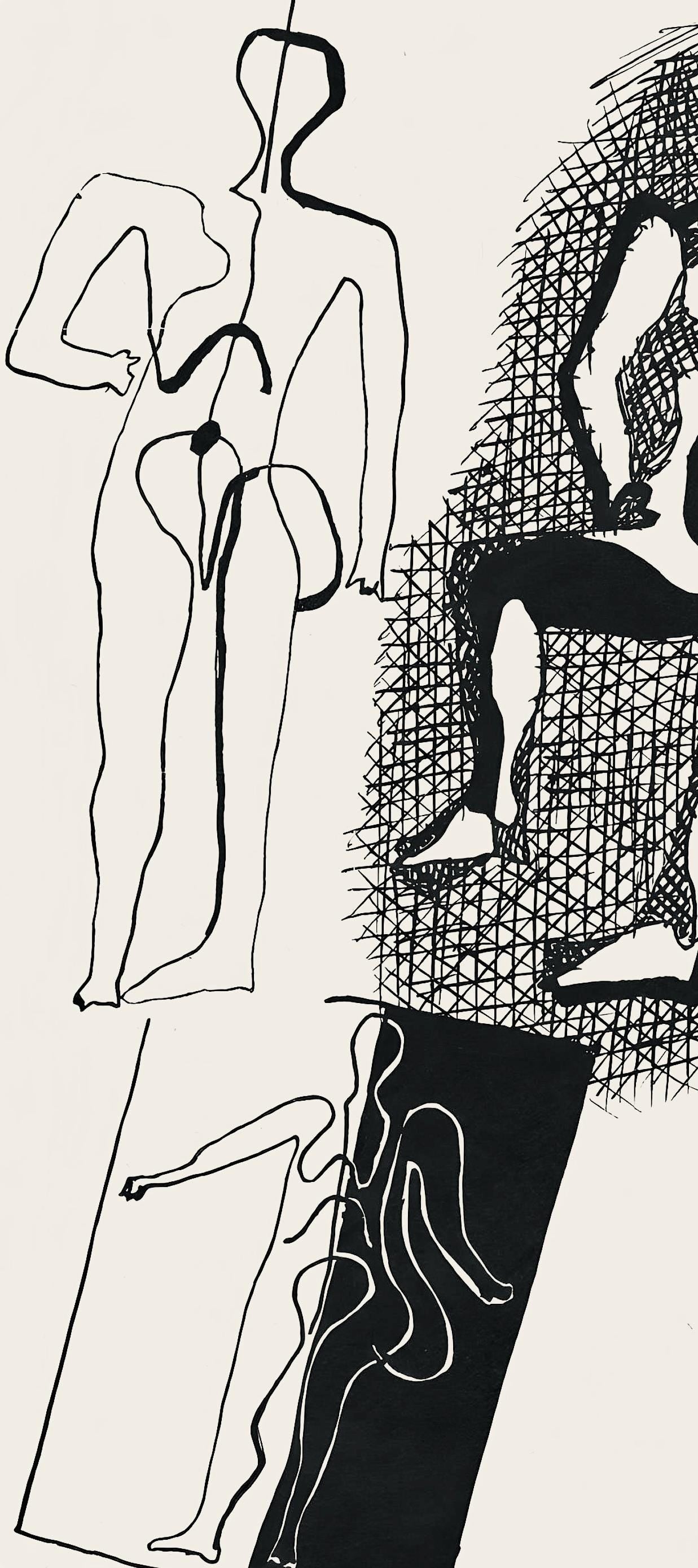 Pablo Picasso, Composition (Monod 10485), Hélène chez Archive de Illustrations de Pablo Picasso, Limited Edition Woodcut