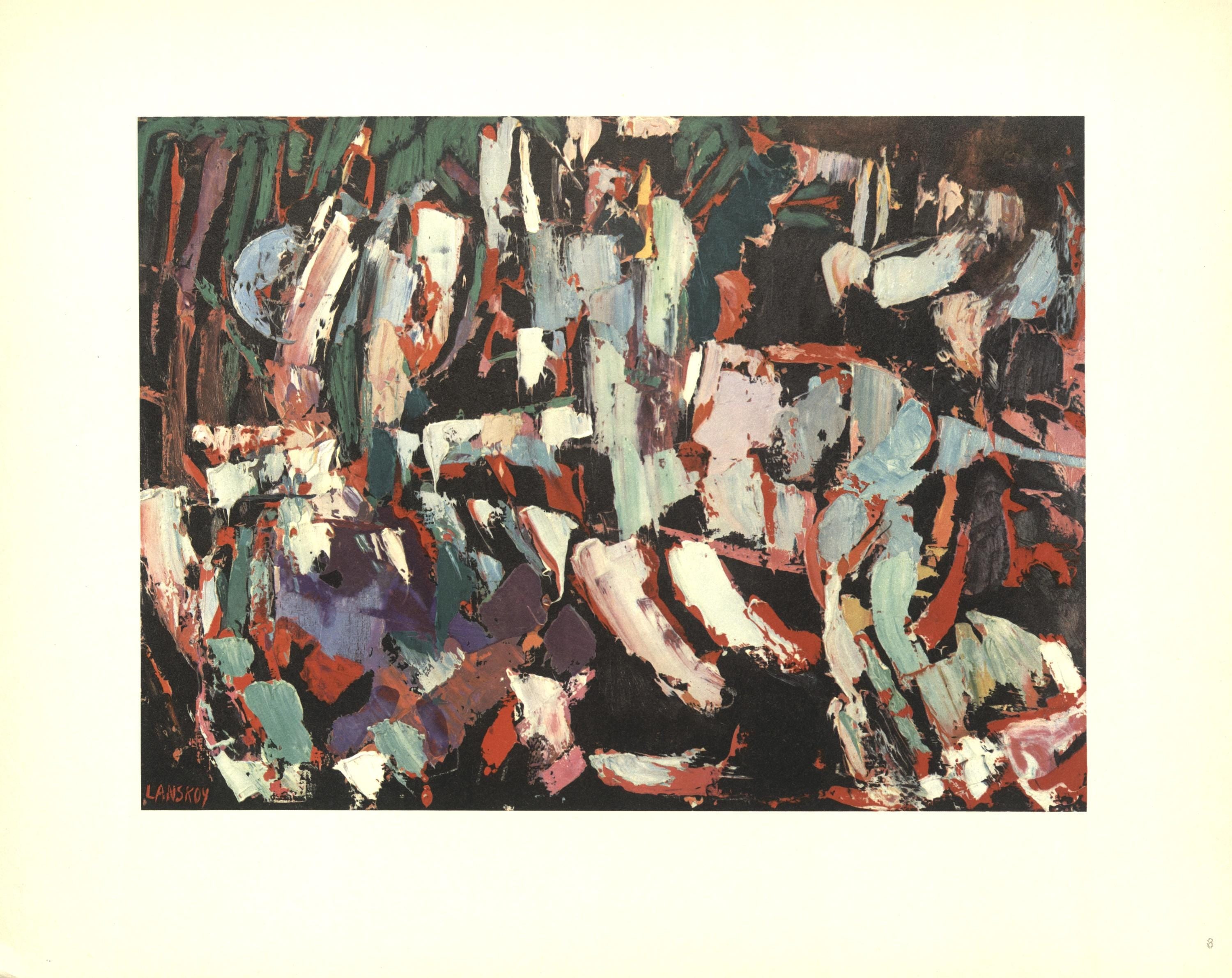 André Lanskoy, Composition, André Lanskoy, Peintres d'aujourd'hui, Limited Edition Lithograph