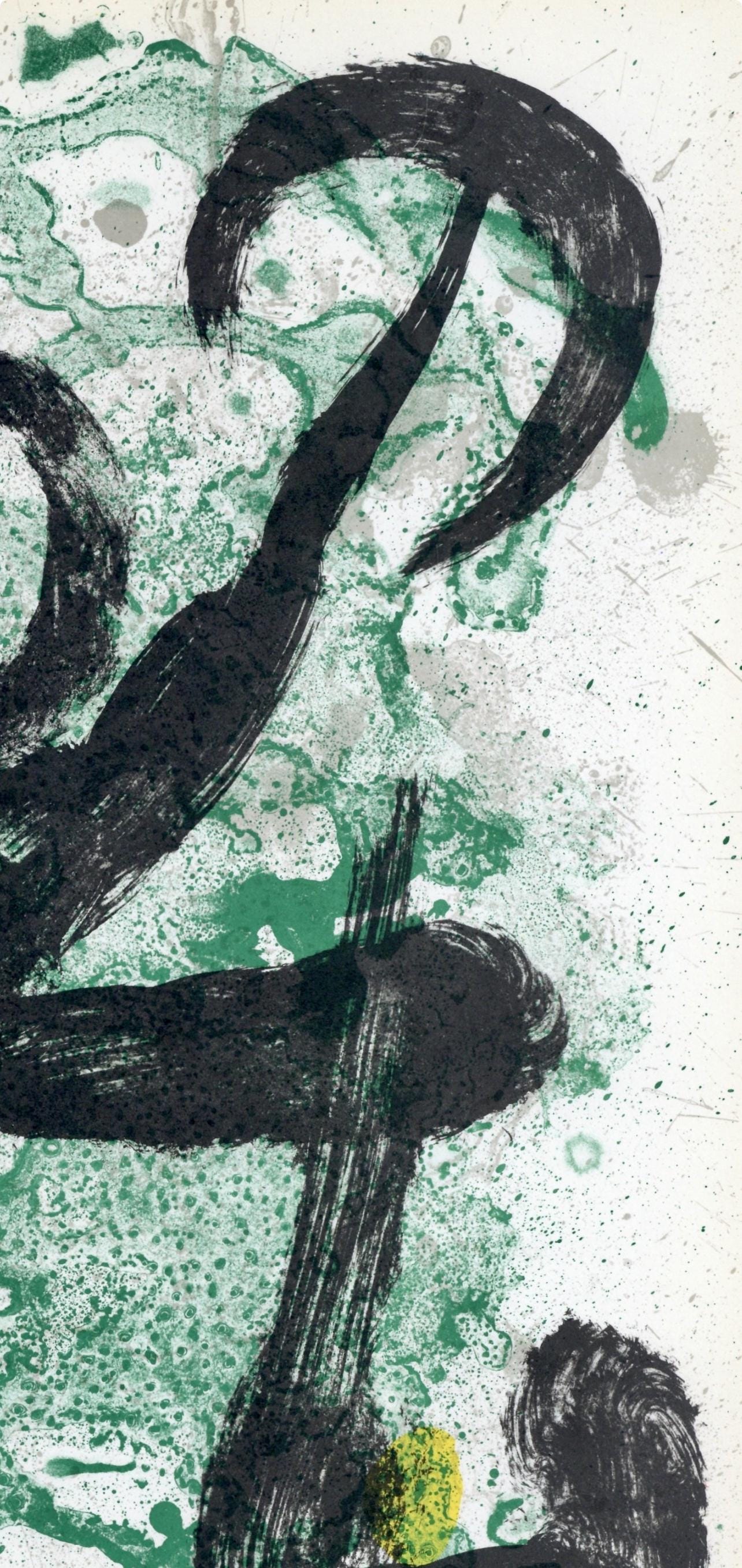Joan Miró, Composition (Cramer 83; Mourlot 340-347), Derrière le miroir, Limited Edition Lithograph