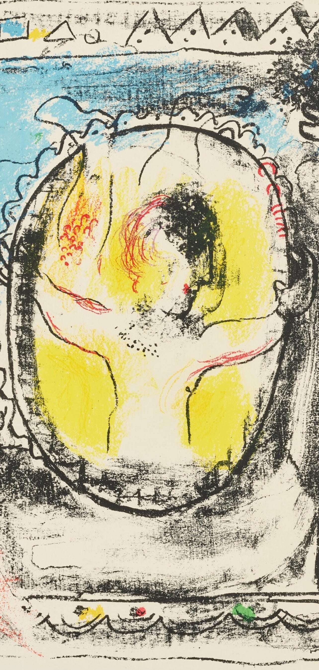 Marc Chagall, Composition (Mourlot 411; Cramer 59), Derrière le miroir, Limited Edition Lithograph