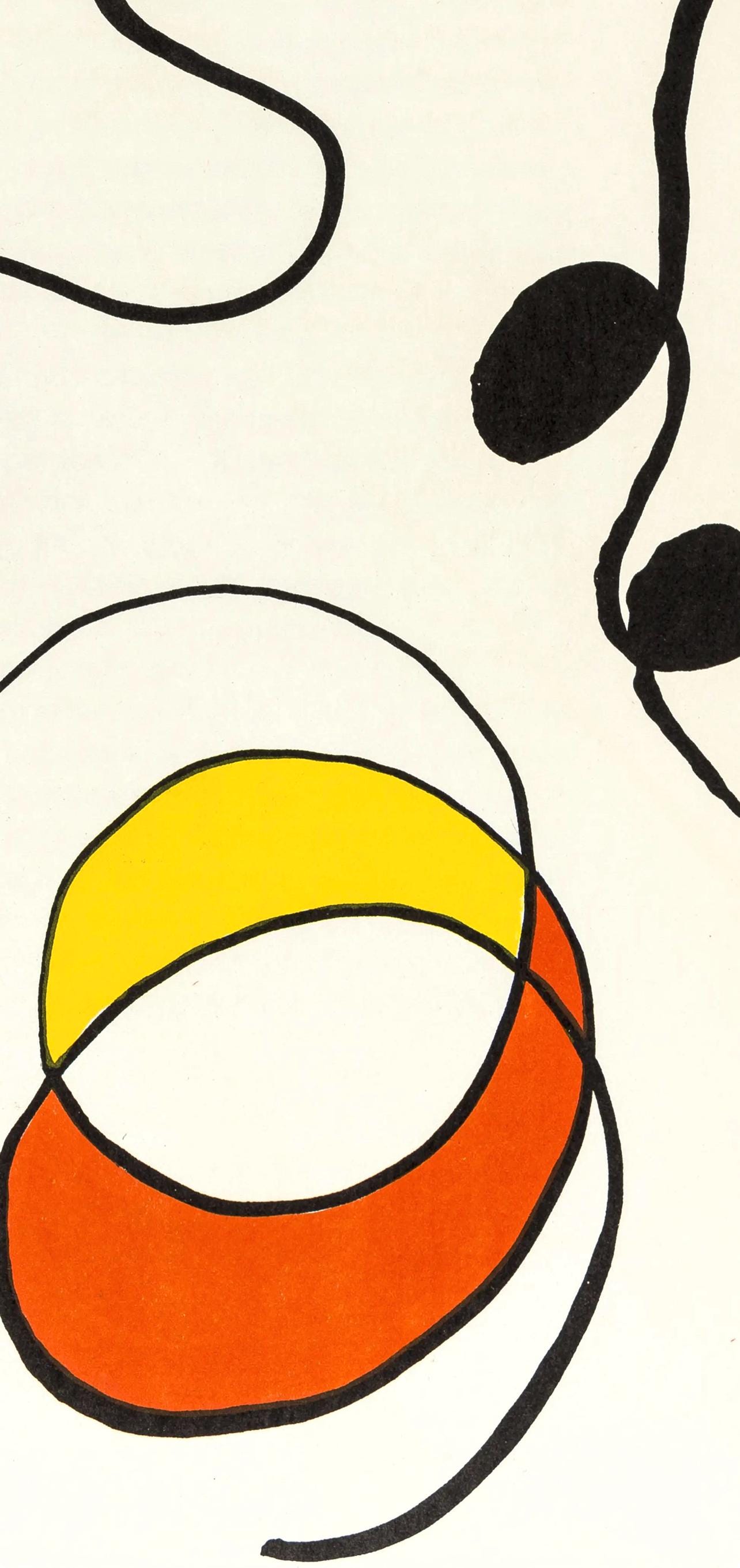 Alexander Calder, Composition, Derrière le miroir, Limited Edition Lithograph
