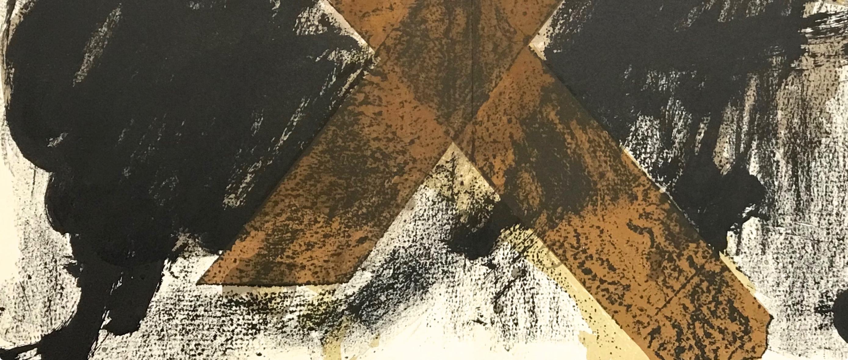 Antoni Tàpies, Composition, Derrière le miroir, Limited Edition Lithograph