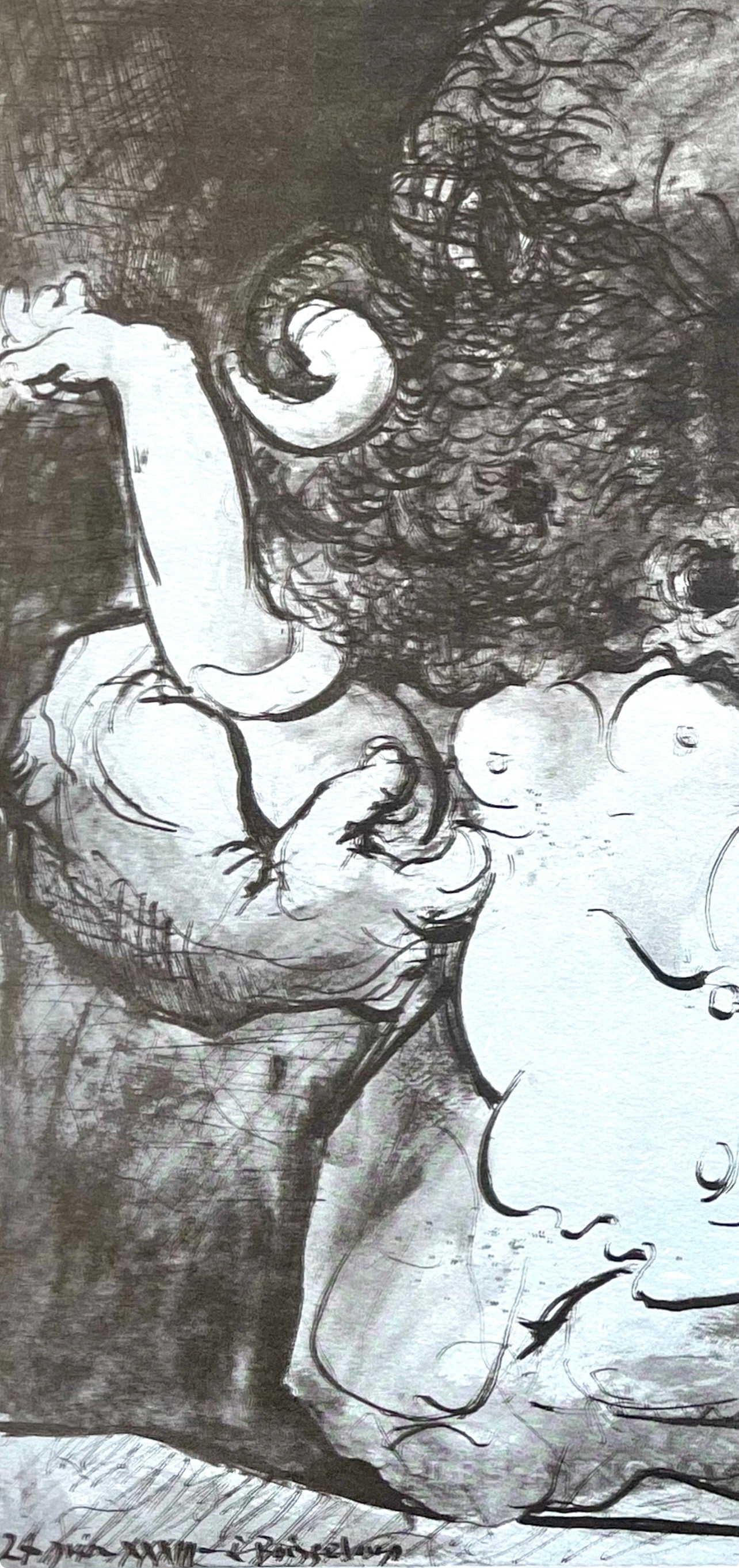 Pablo Picasso, Minotaur (Orozco 95), Picasso: Fifteen Drawings, Limited Edition Lithograph