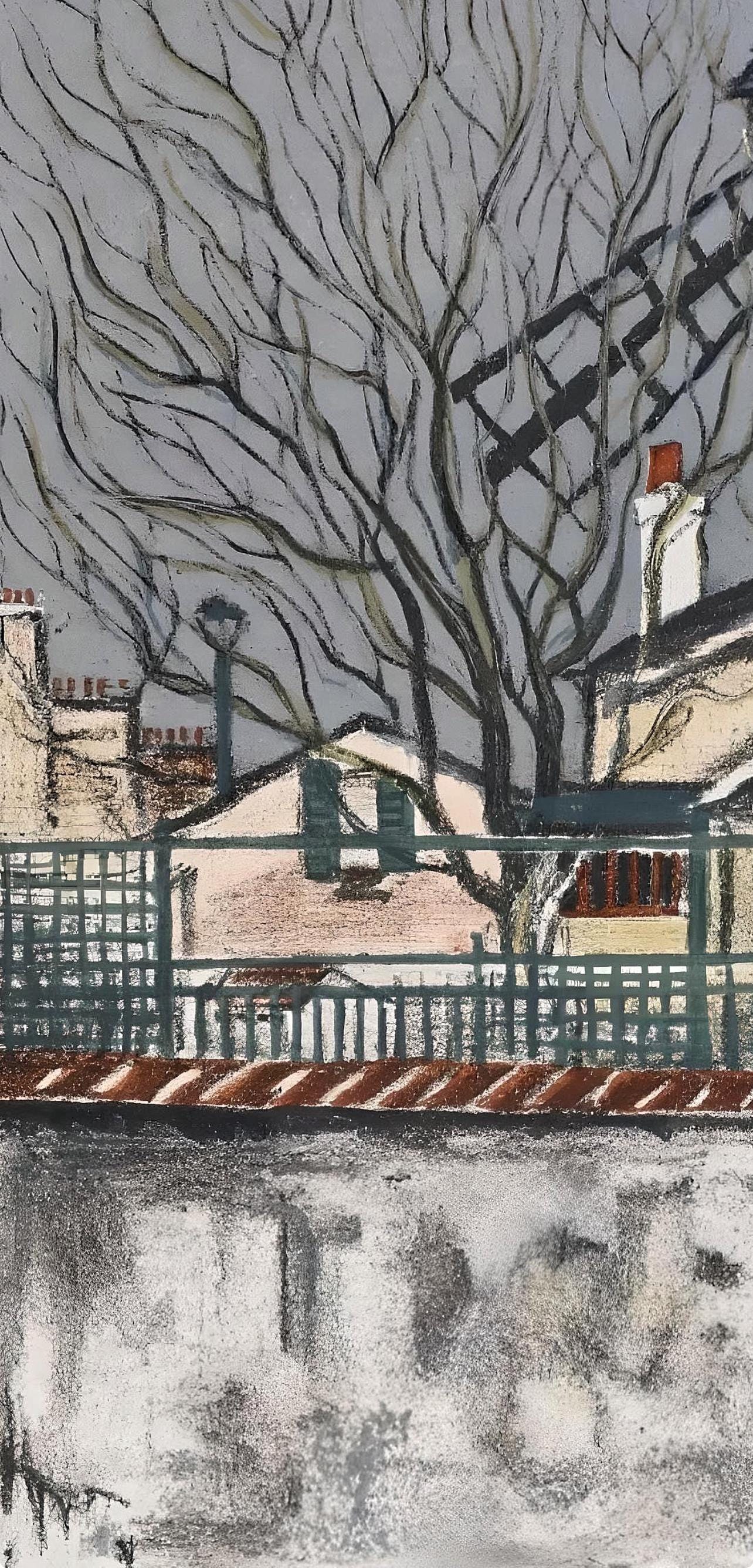 Maurice Utrillo, Composition, Éloge de Maurice Utrillo, Limited Edition Lithograph