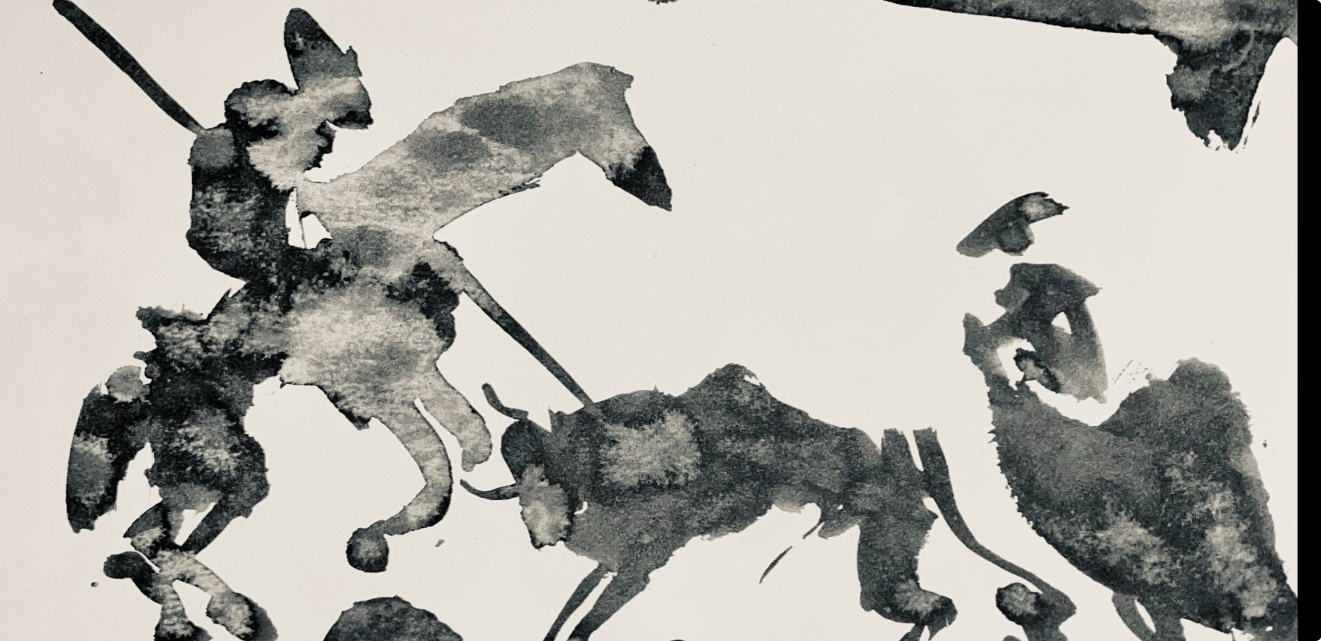 Pablo Picasso, Composition (Bloch 1276; Czwiklitzer 23), Toros y Toreros, Limited Edition Lithograph