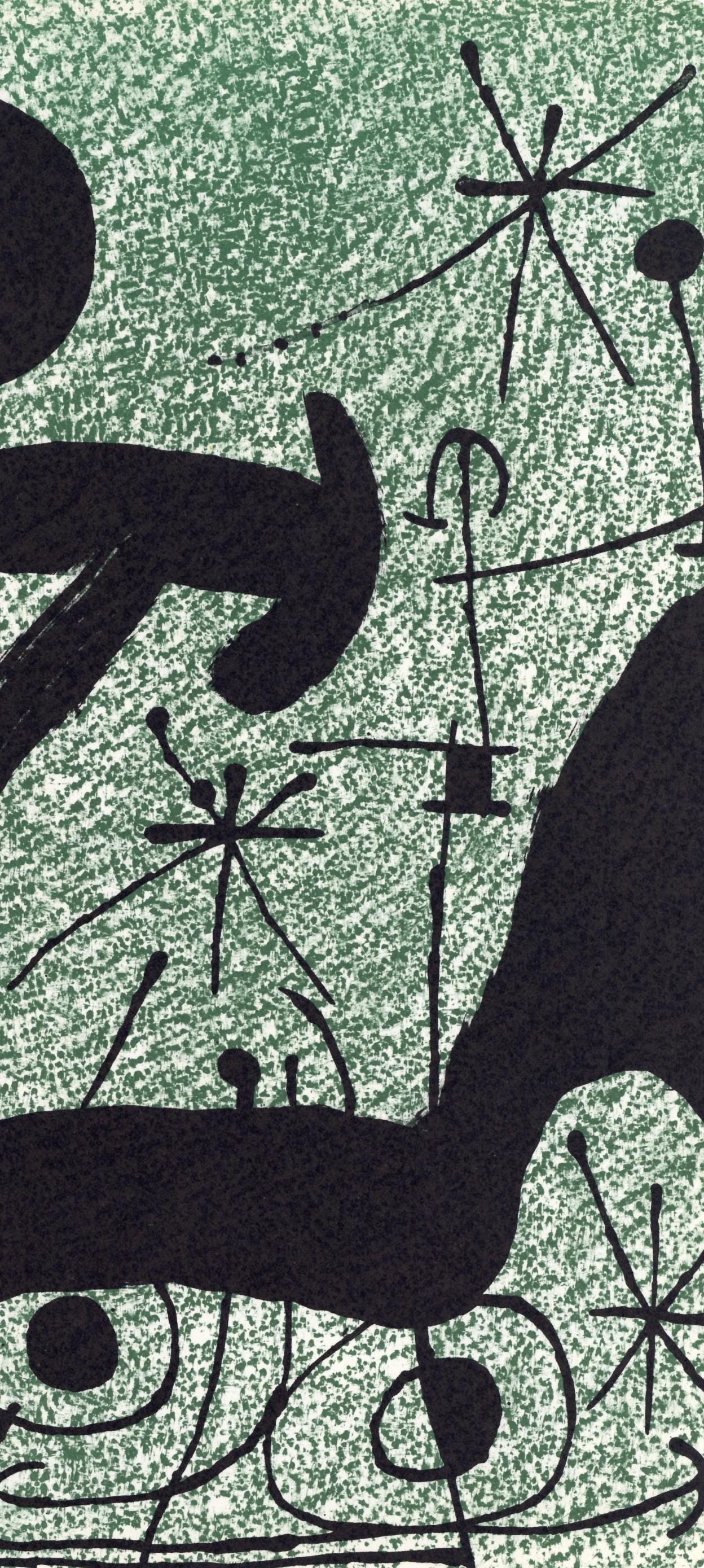 Joan Miró, Composition (Cramer 112; Mourlot 439-442), Derrière le miroir, Limited Edition Lithograph