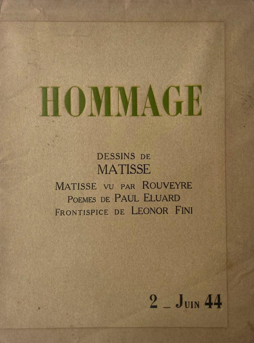 Marie Laurencin, Composition, Dessins de Matisse, Hommage nº2, Limited Edition Lithograph