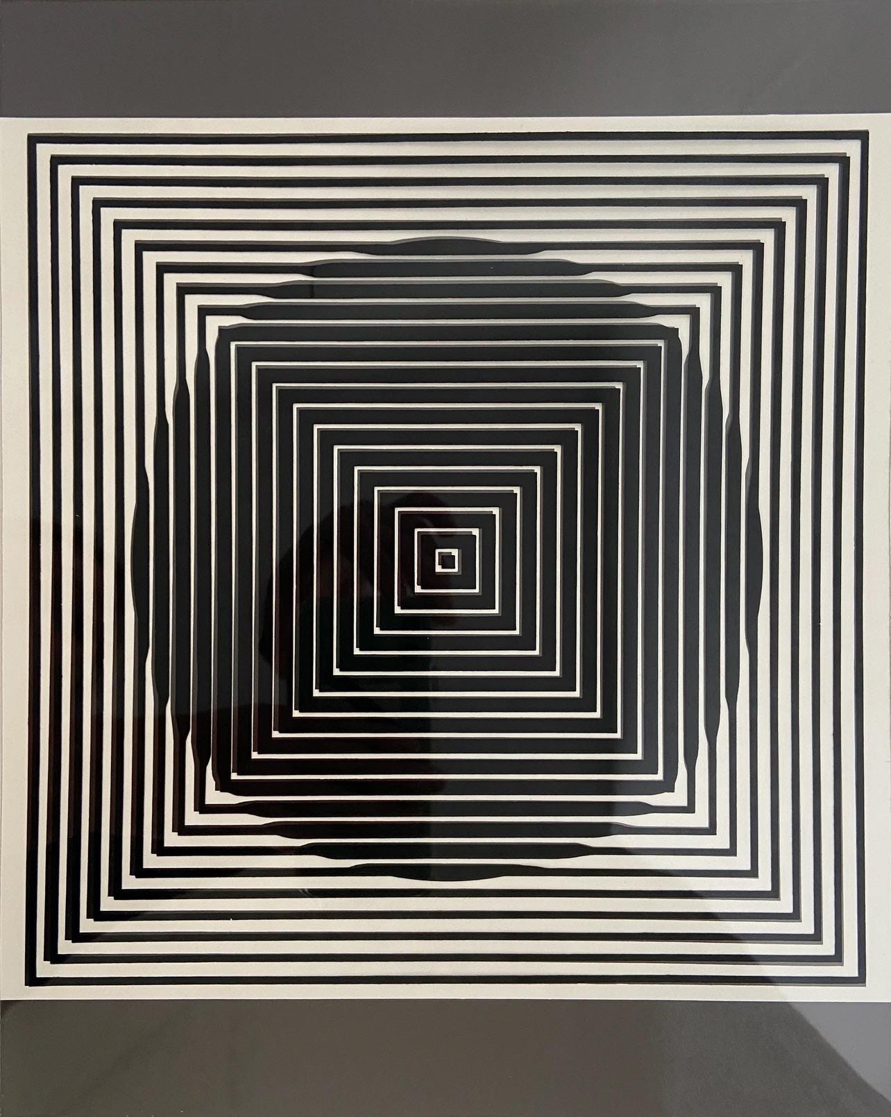 Victor Vasarely, Composition, Cinétiques, Limited Edition Héliogravure