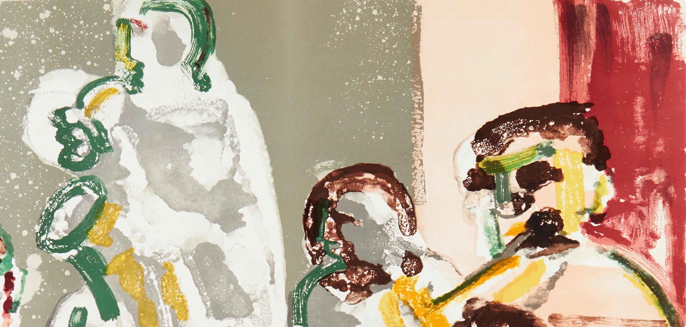 Romare Bearden, Tenor Sermon (Gelburd/Rosenberg 70-77), Jazz Series, Limited Edition Lithograph