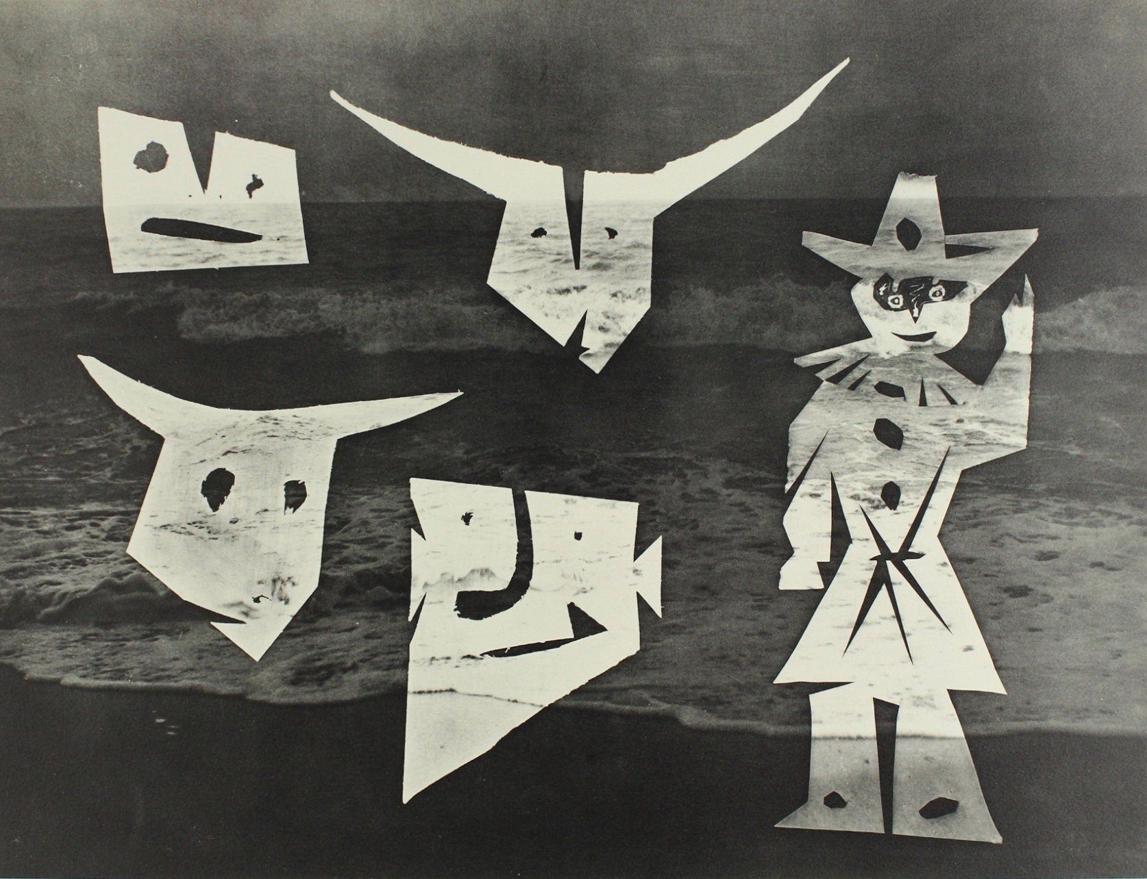Pablo Picasso, Composition (Bloch 112; Kibbey 1466; Goeppert 115), Diurnes Découpages et Photographies, Limited Edition Phototype