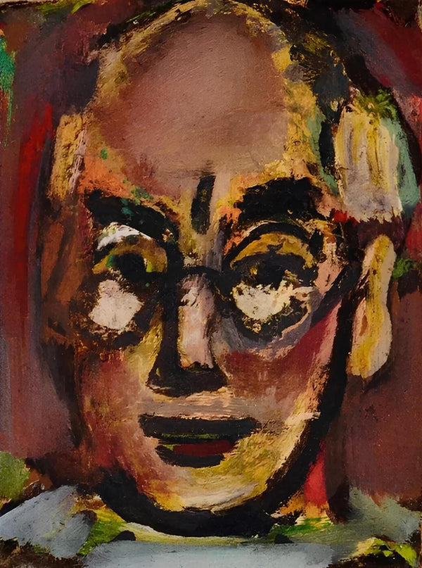 Georges Rouault, Composition, Visages, dix études de l'Atelier reproduites en fac-similés, Limited Edition Lithograph