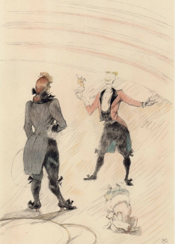Henri de Toulouse-Lautrec, Dresseur de chiens, The Circus by Toulouse-Lautrec, Limited Edition Lithograph