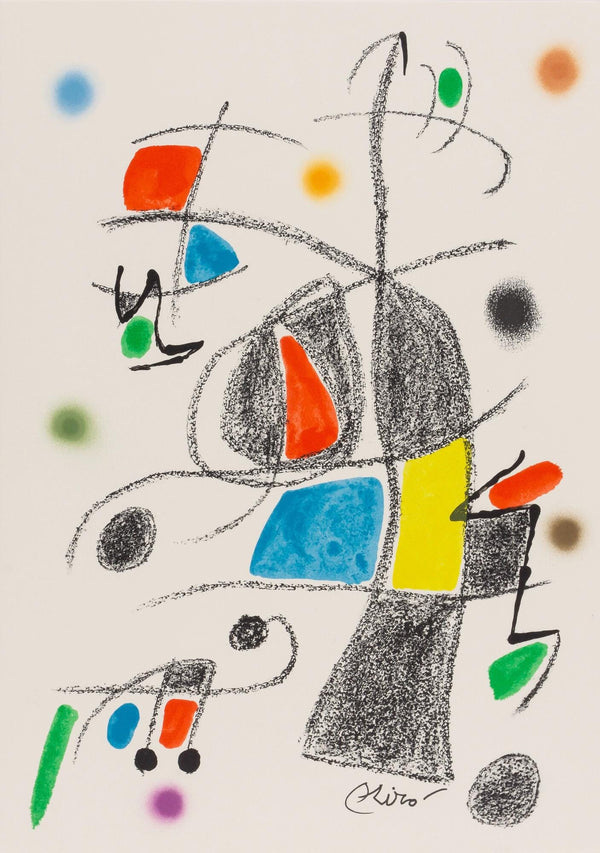 Joan Miró, Composition (Mourlot, 1051-1072), Maravillas con Variaciones acrósticas en el Jardín de Miró, Limited Edition Lithograph