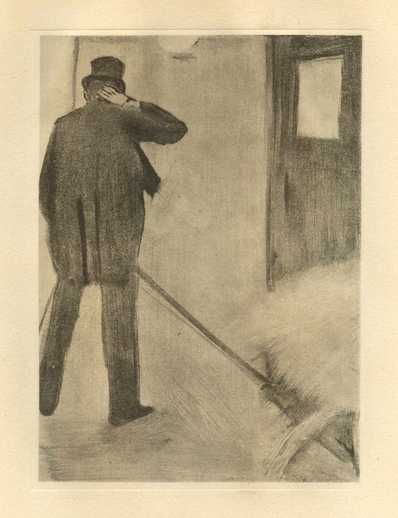 Edgar Degas, Famille Cardinal, E. Degas Monotypes, Limited Edition Monotype