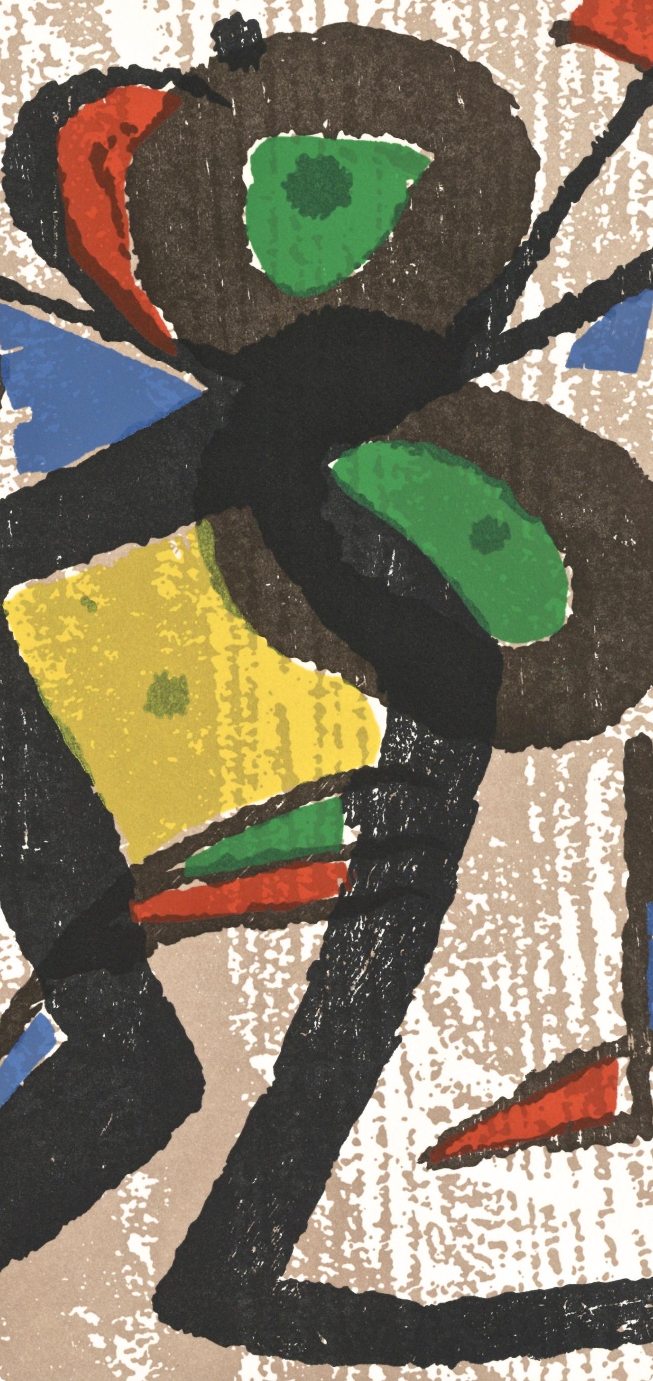 Joan Miró, Composition (Dupin 1290), Miró Graveur, Limited Edition Woodcut